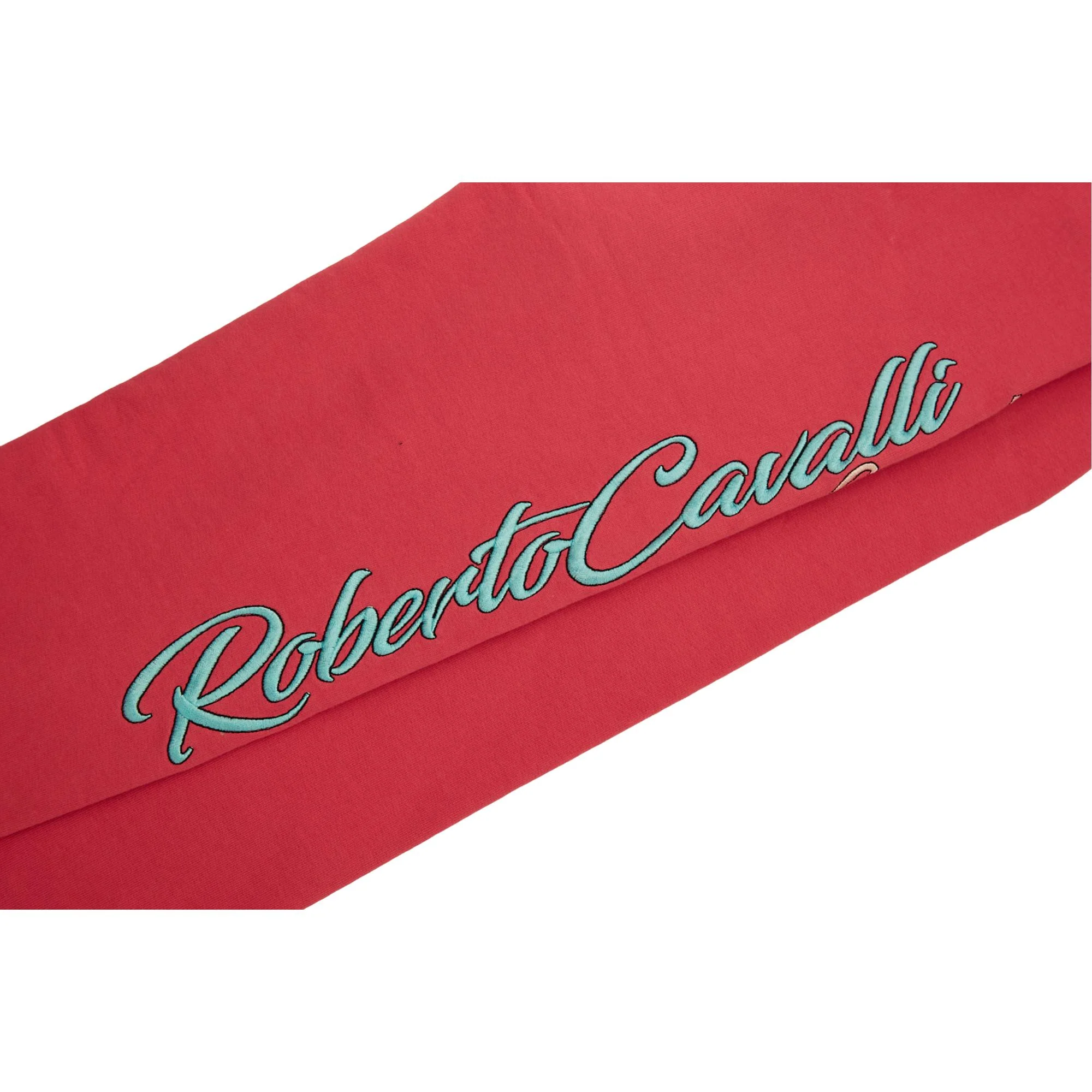 Roberto Cavalli Pink Logo Pants - Image 3