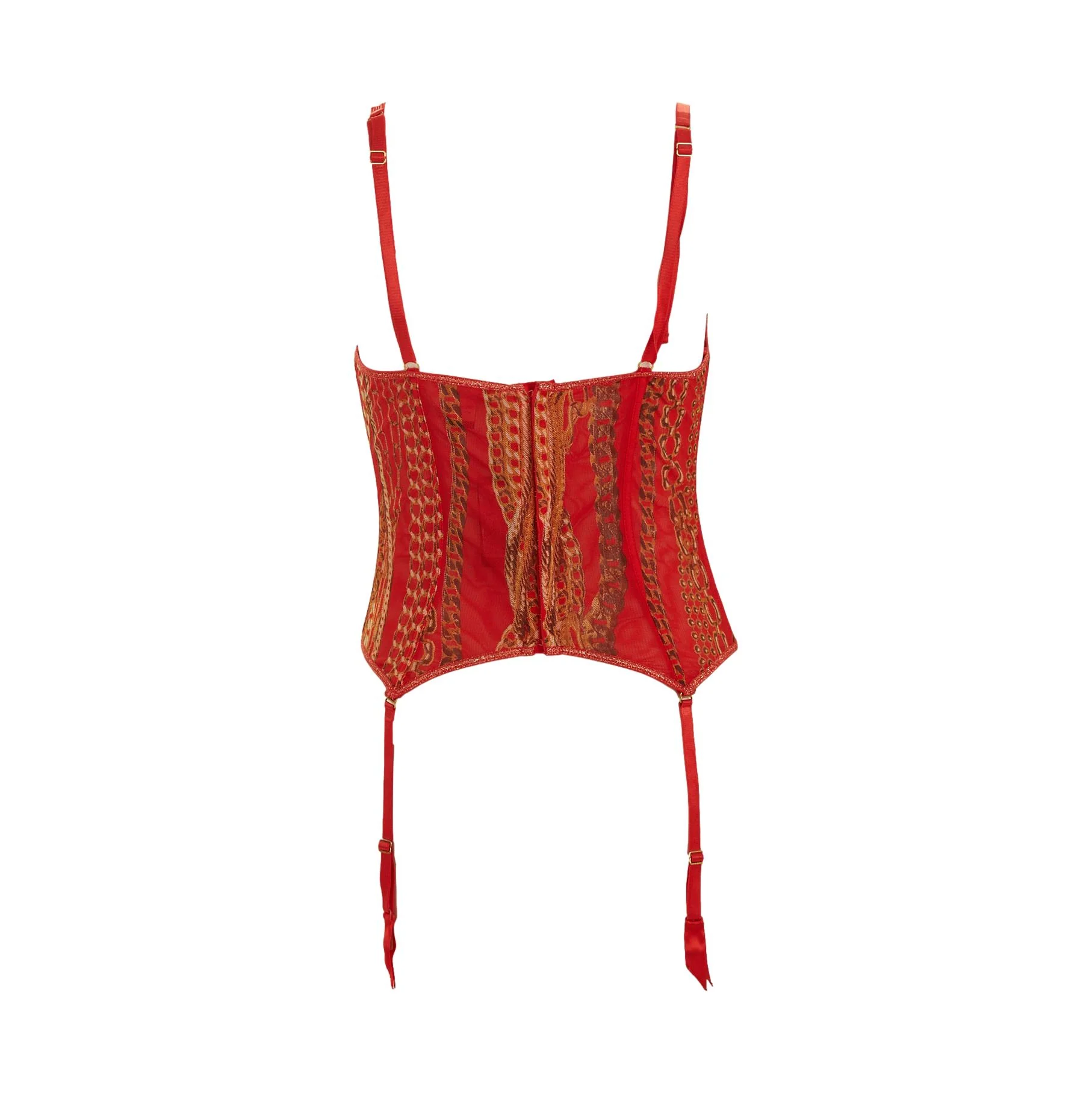 Roberto Cavalli Red Chain Print Tank - Image 2