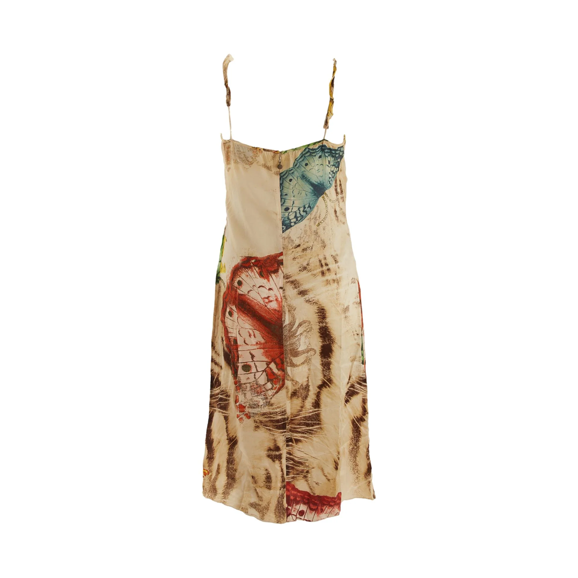 Roberto Cavalli Tan Cheetah Print Dress - Image 2
