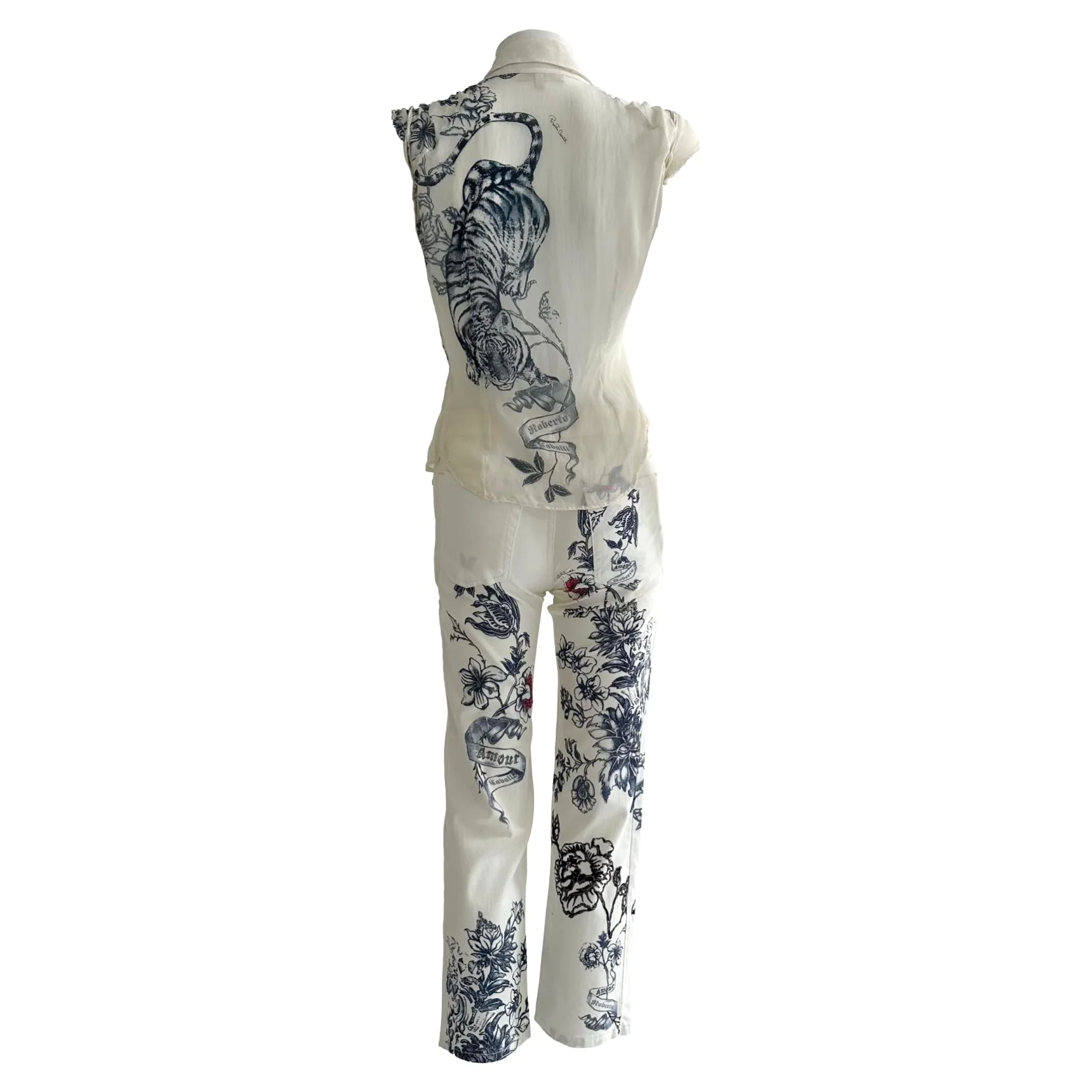 Roberto Cavalli Tattoo Print Set - Image 2