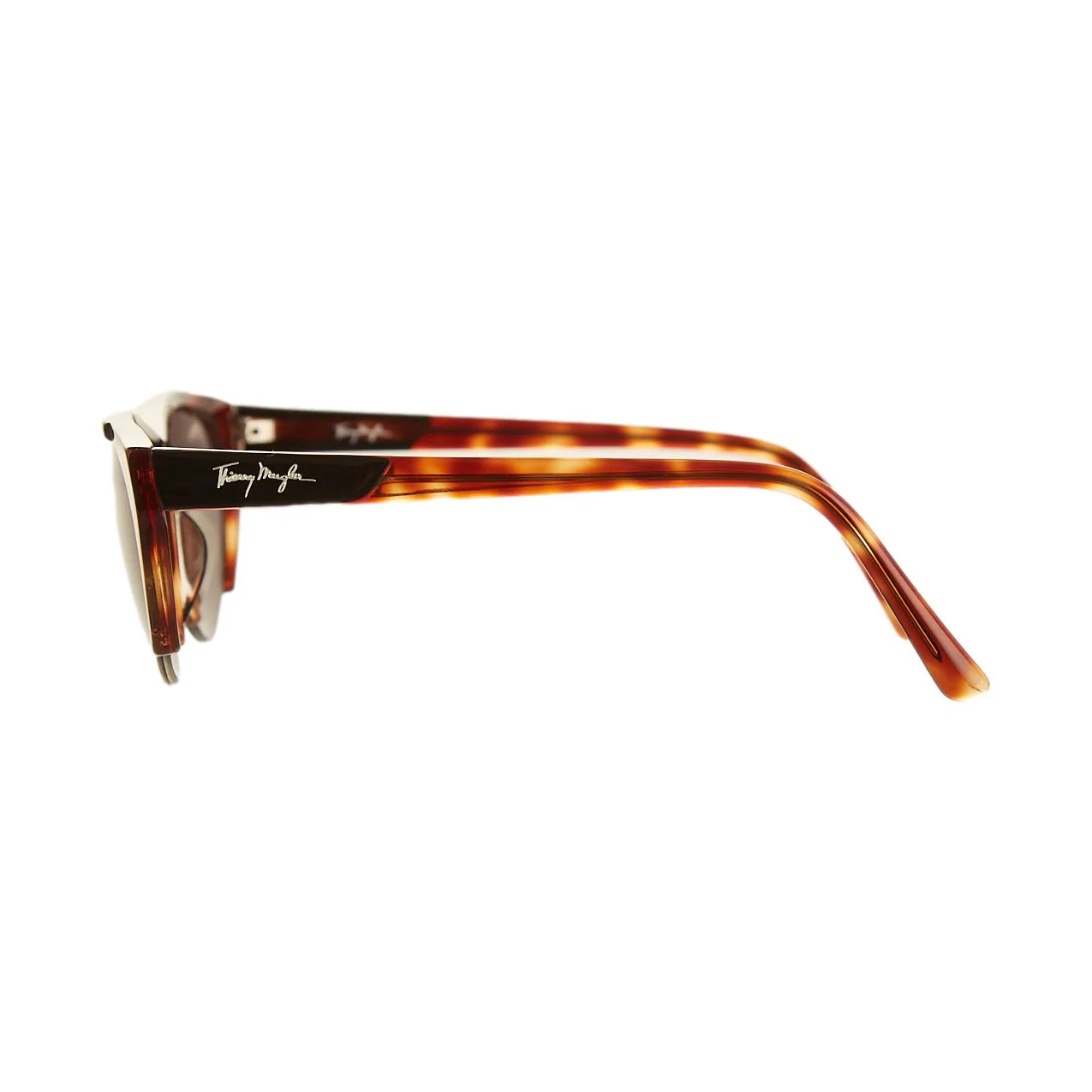 Thierry Mugler Tortoise Sunglasses - Image 3