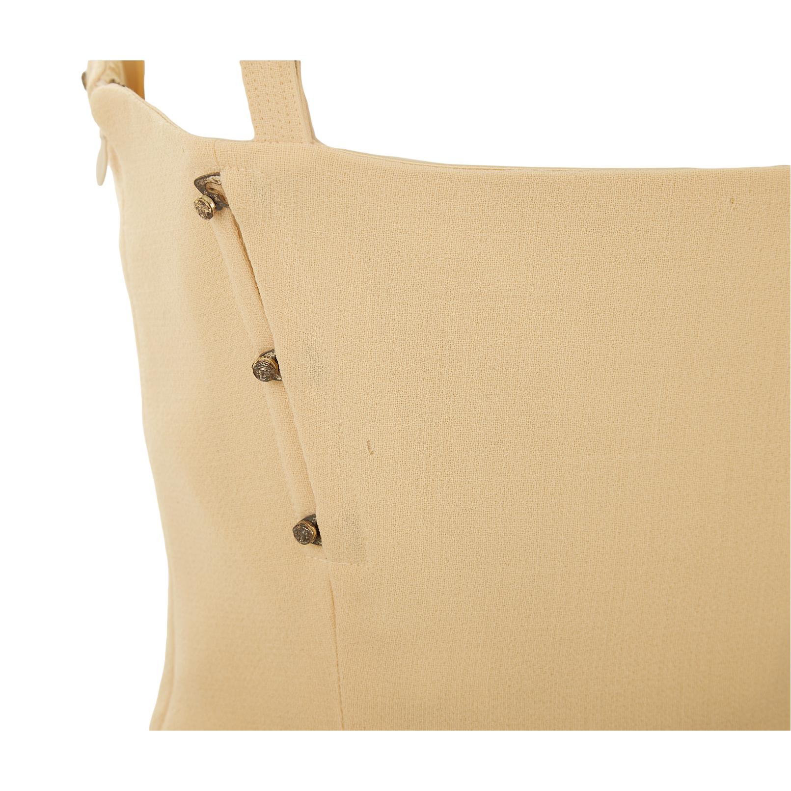 Versace Beige Medusa Corset Dress - Image 6