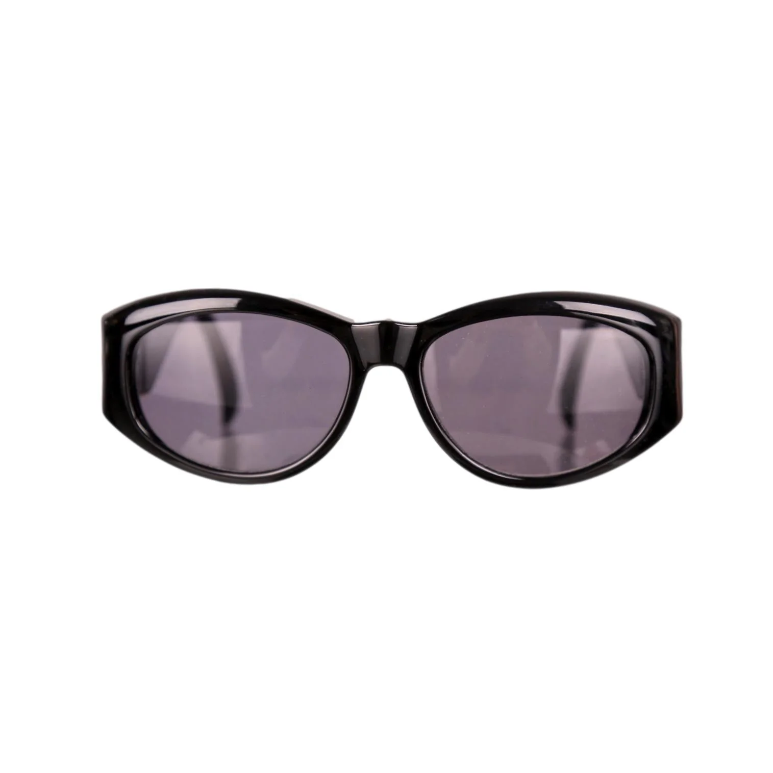 Versace Black Greek Key Sunglasses - Image 2