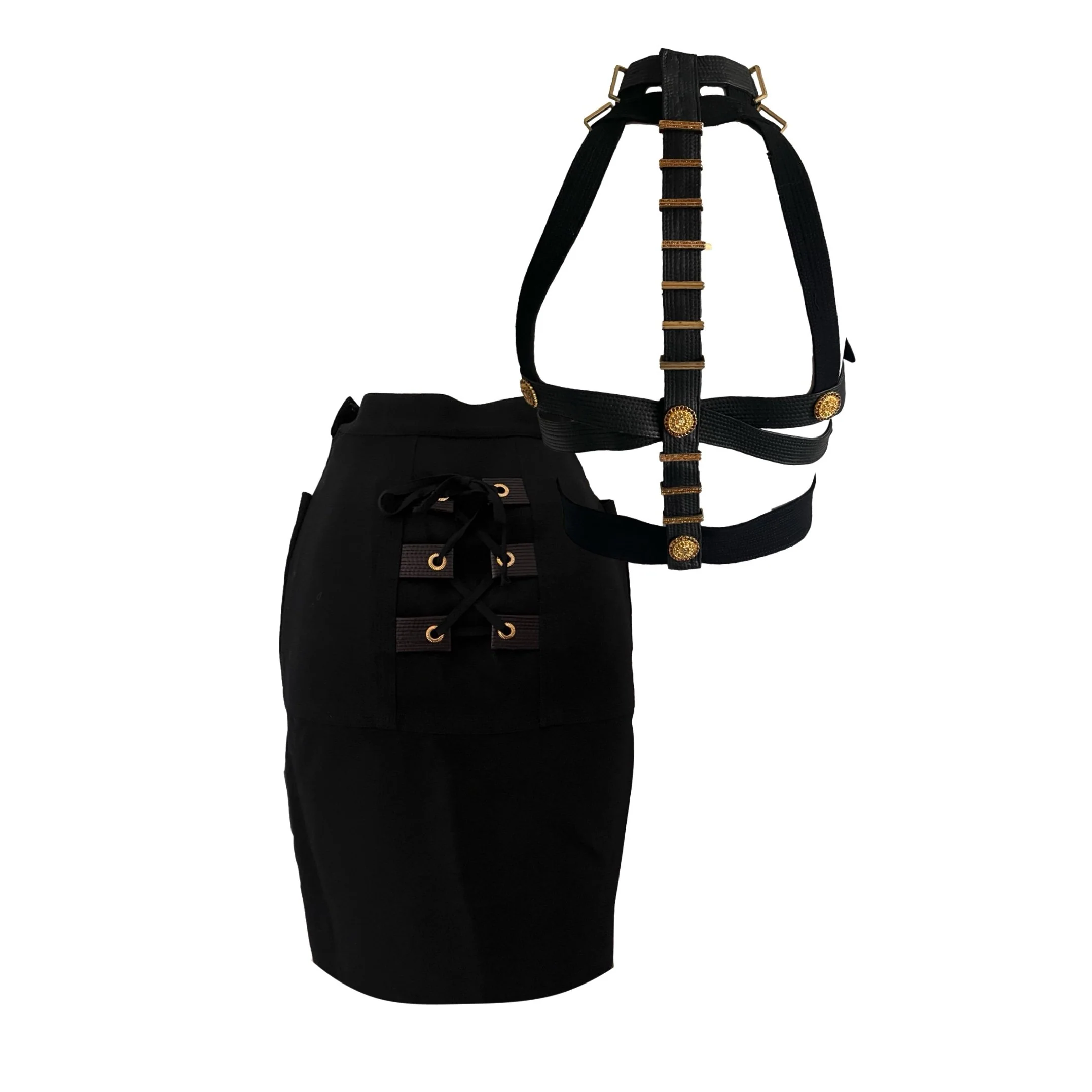 Versace Black Leather ‘92 Bondage Set - Image 2