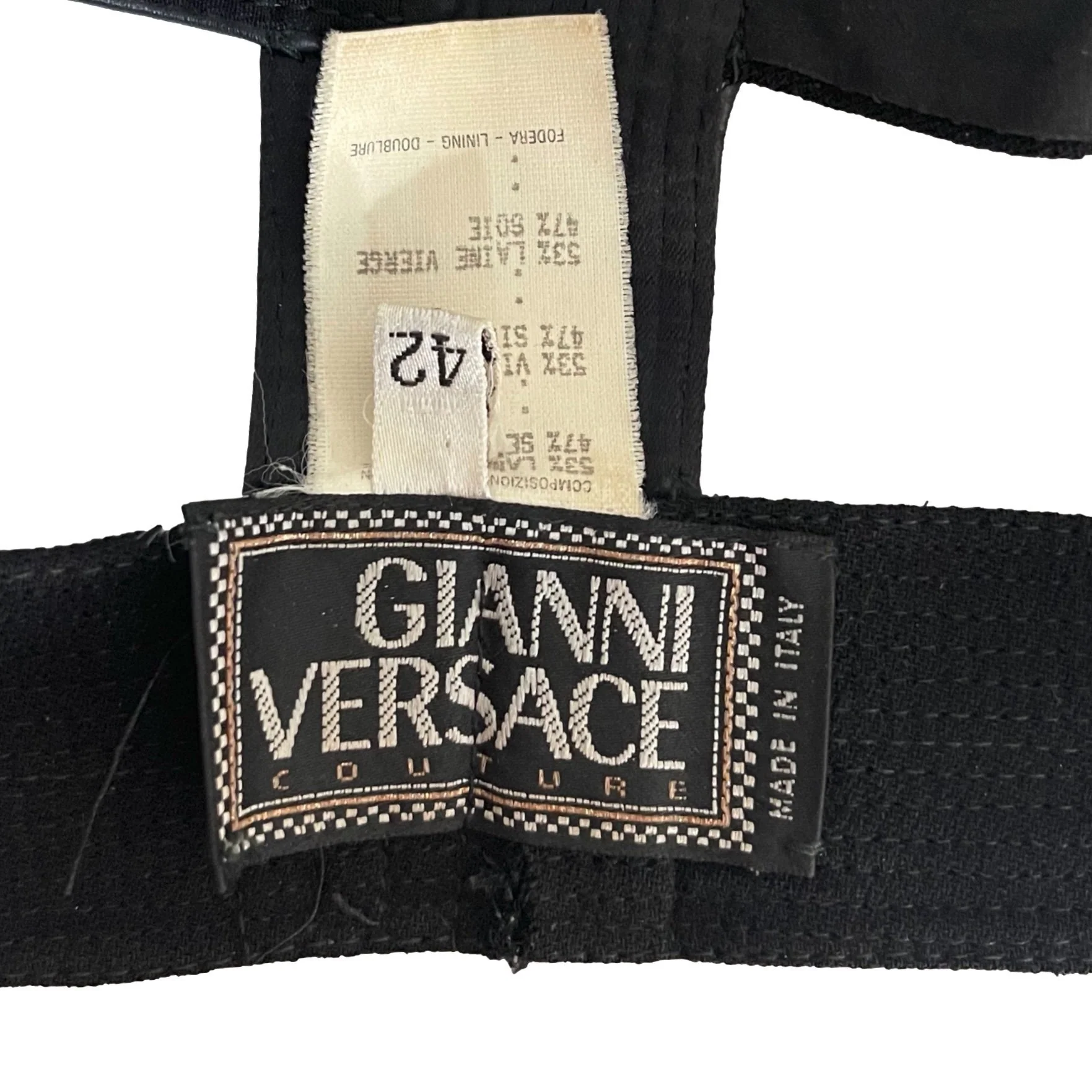Versace Black Leather ‘92 Bondage Set - Image 4