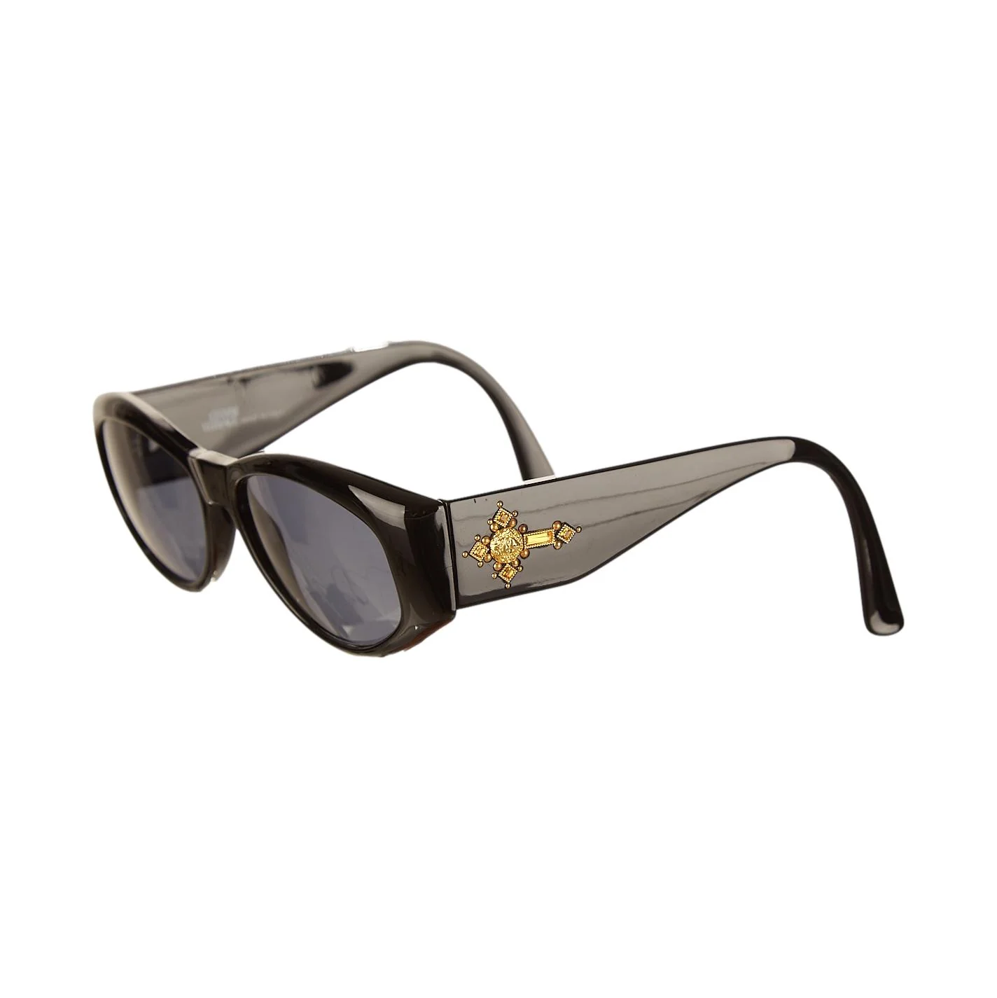 Versace Black Medusa Logo Sunglasses