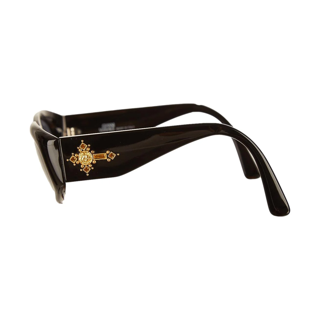 Versace Black Medusa Logo Sunglasses - Image 3