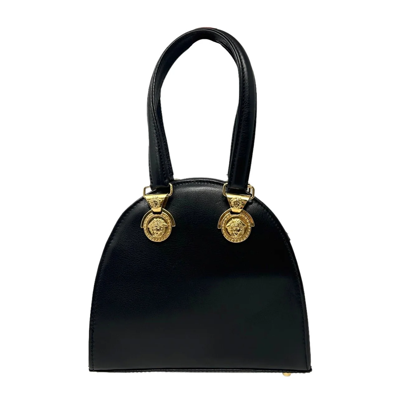 Versace Black Medusa Mini Top Handle - Image 2