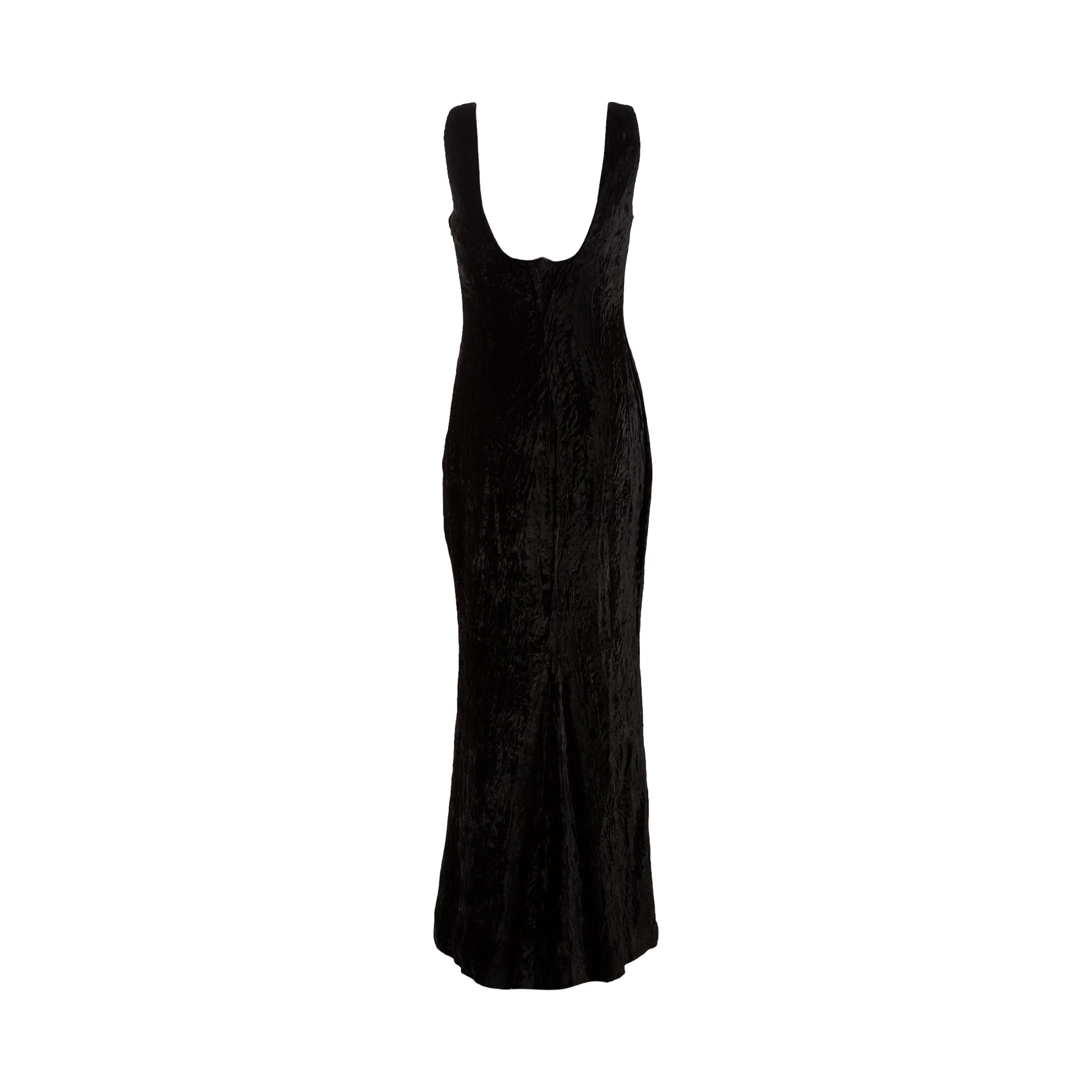 Versace Black Velvet Corset Dress - Image 2