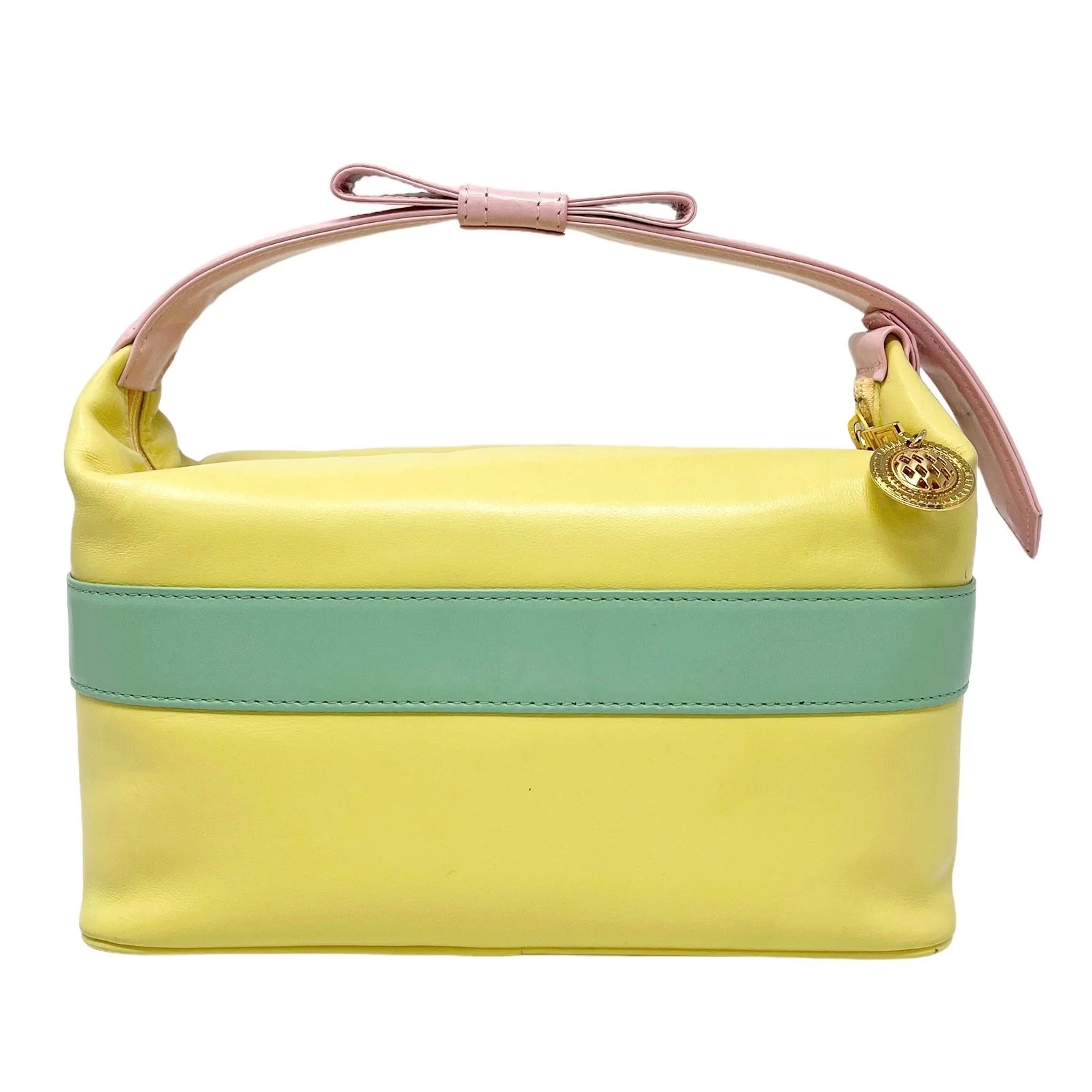 Versace Colorblocked Top Handle Bag - Image 2