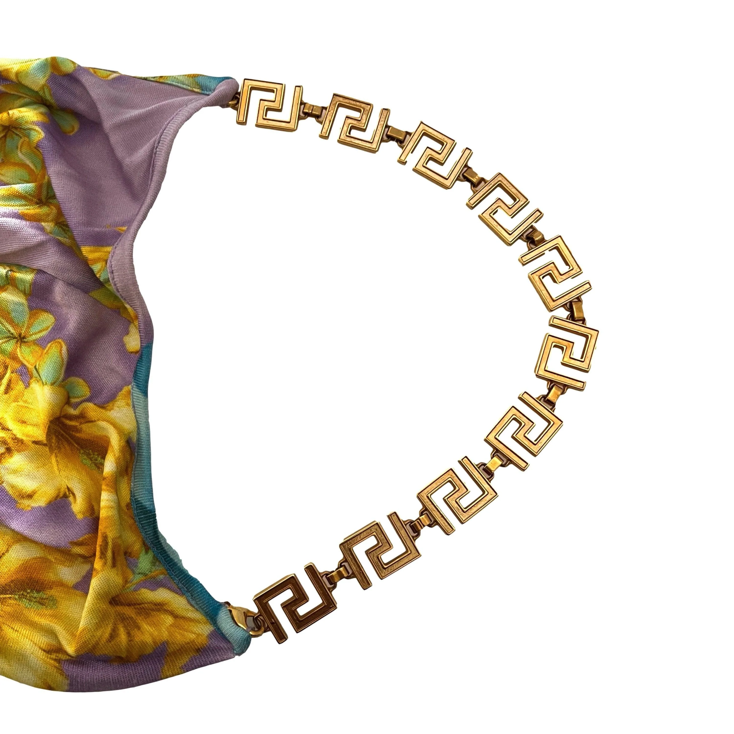 Versace Floral Chain Strap Dress - Image 3