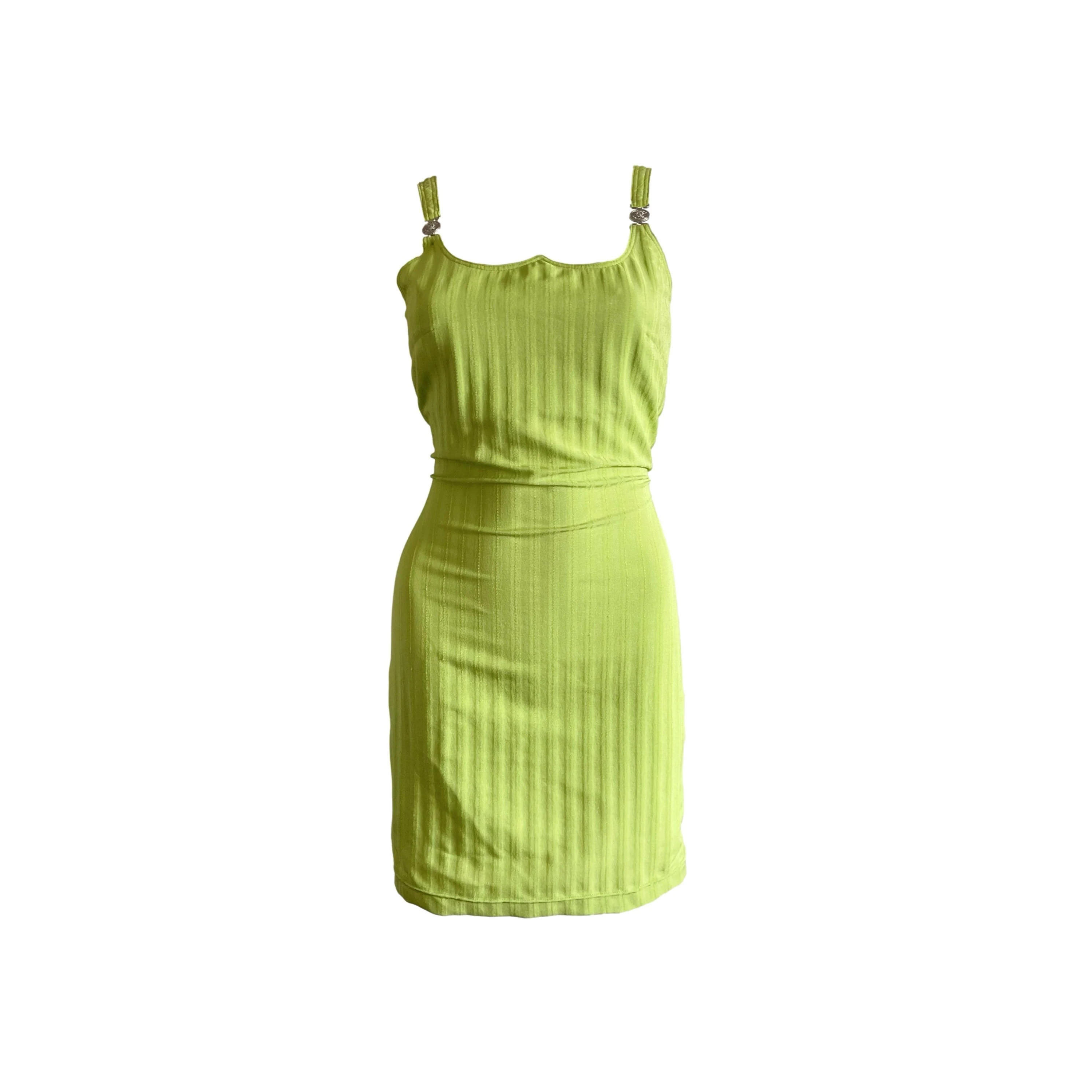 Versace Lime Green Dress