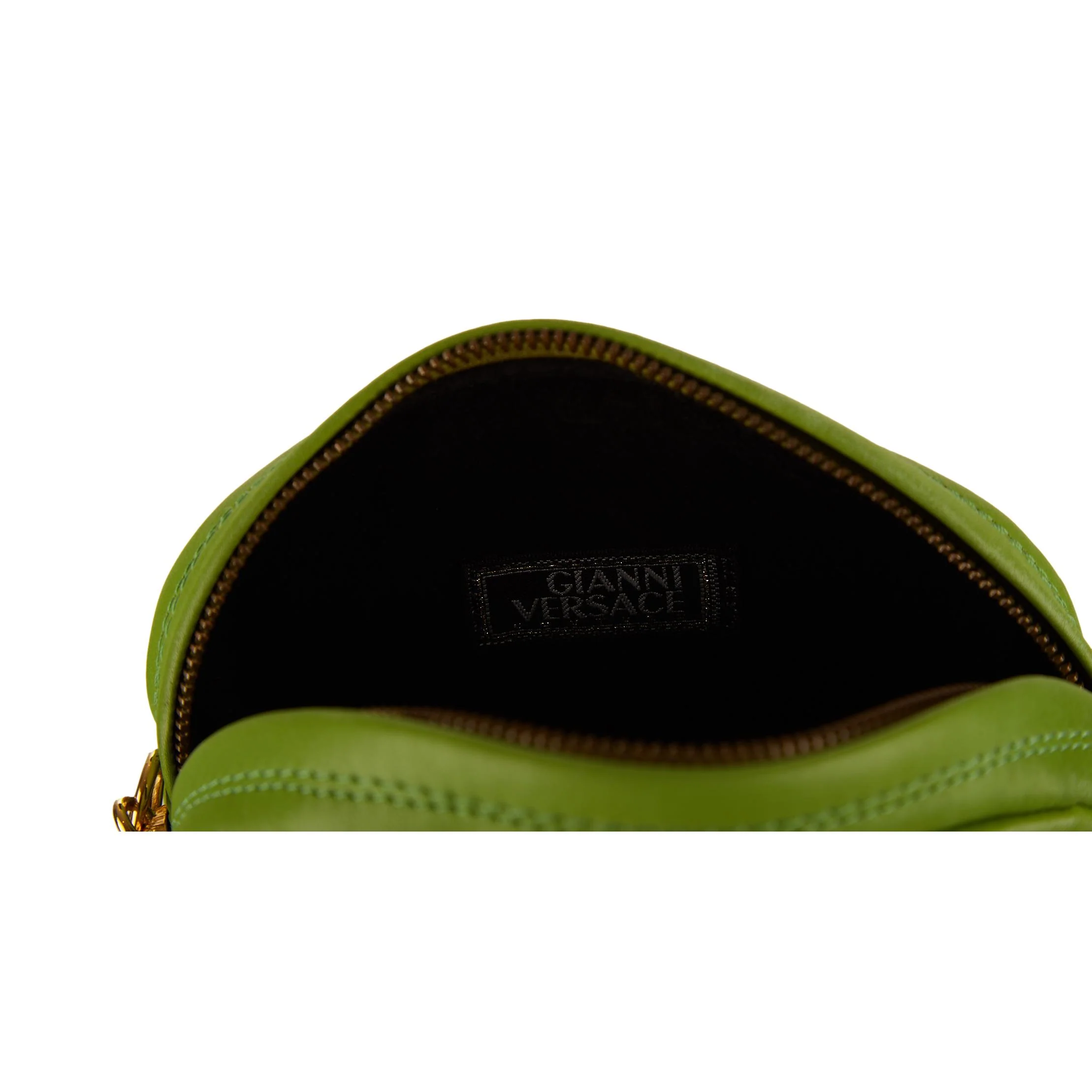 Versace Lime Green Medusa Mini Shoulder Bag - Image 4