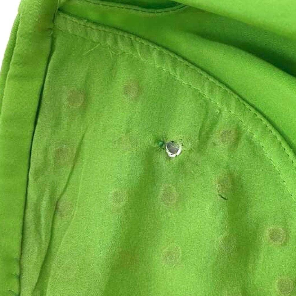 Versace Lime Grommet Dress - Image 5