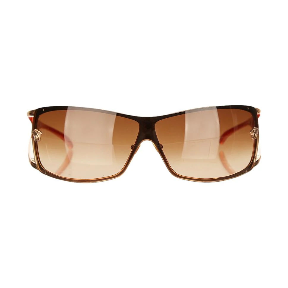 Versace Orange Medusa Sunglasses - Image 2