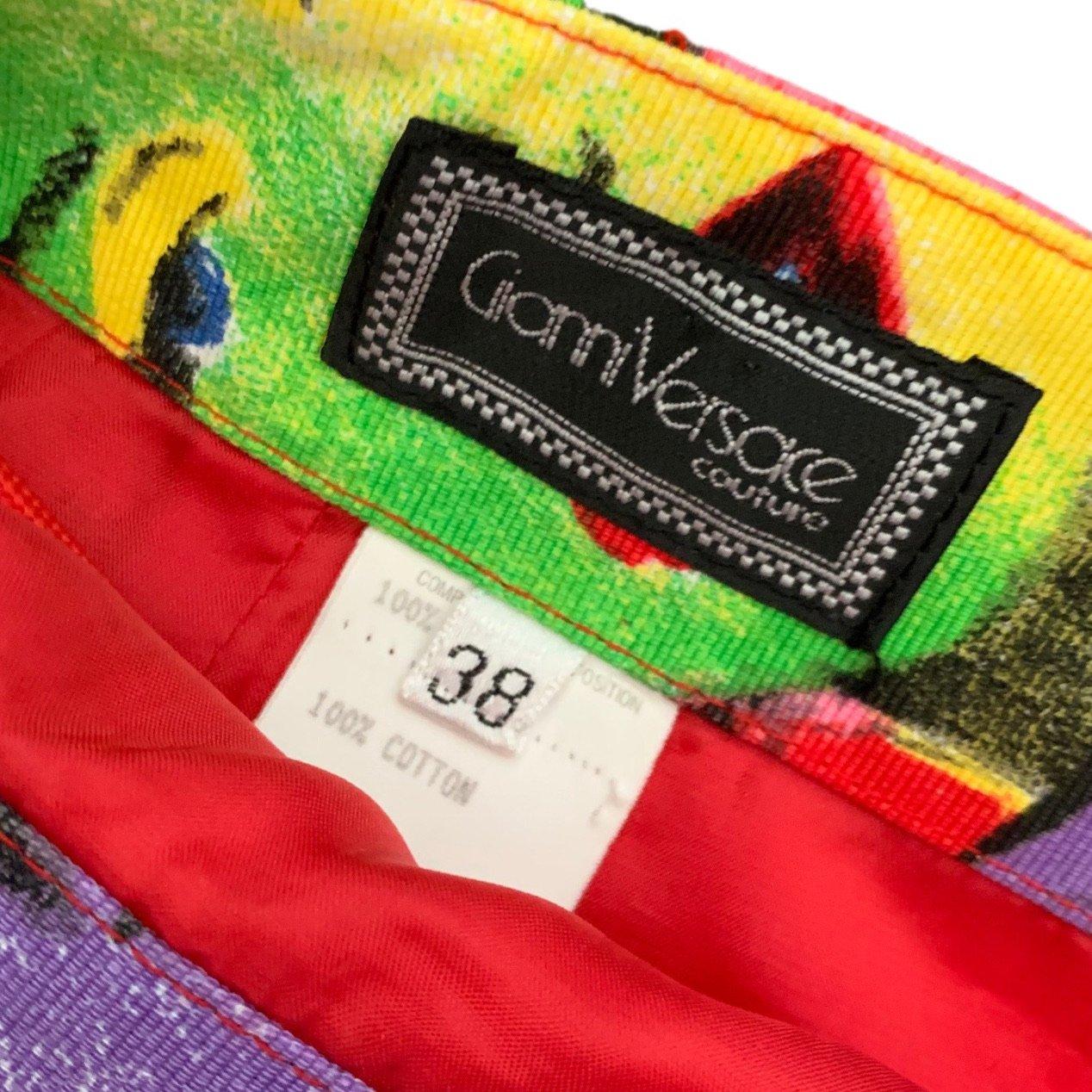 Versace Pop Art Print Skirt - Image 3