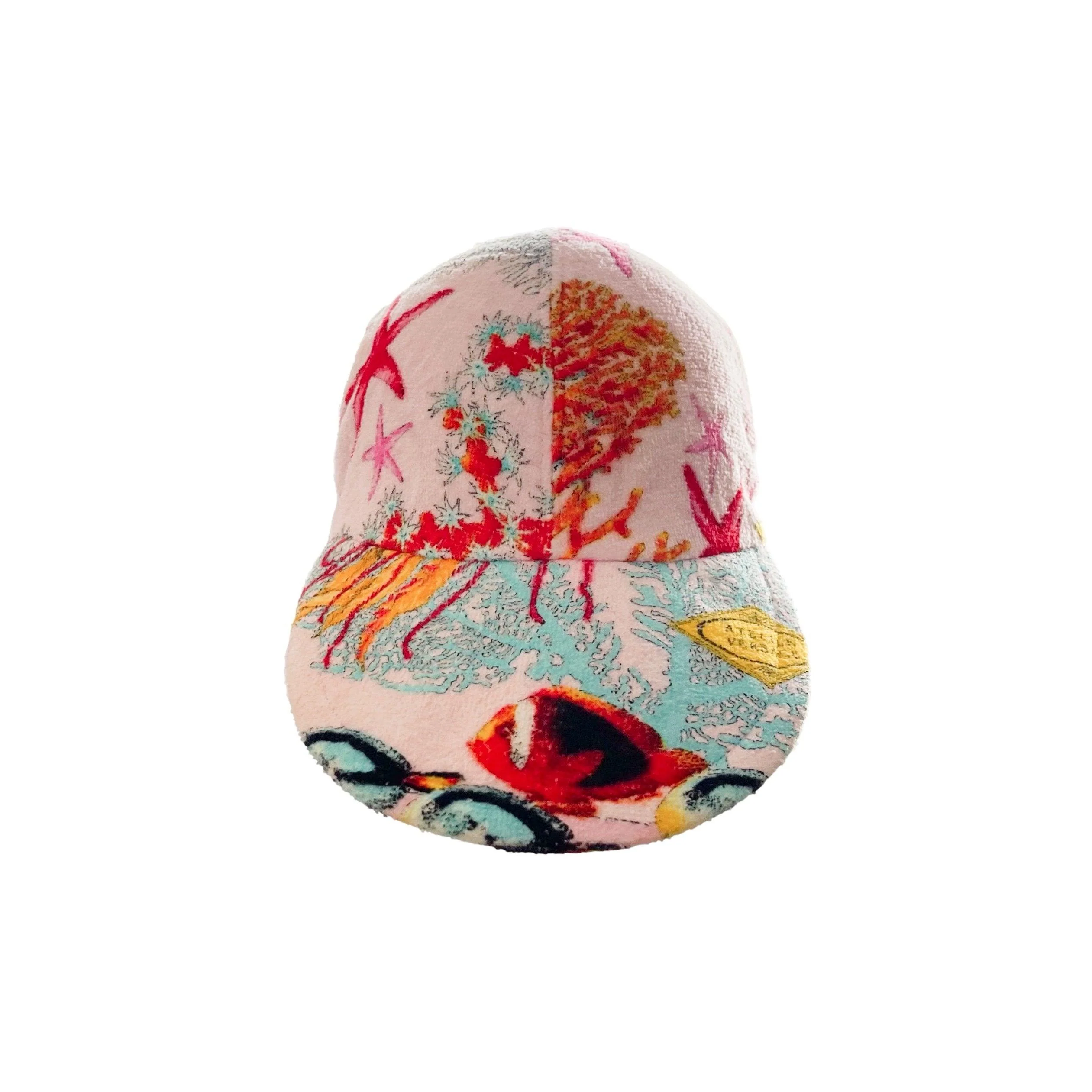 Versace Underwater Terrycloth Baseball Hat