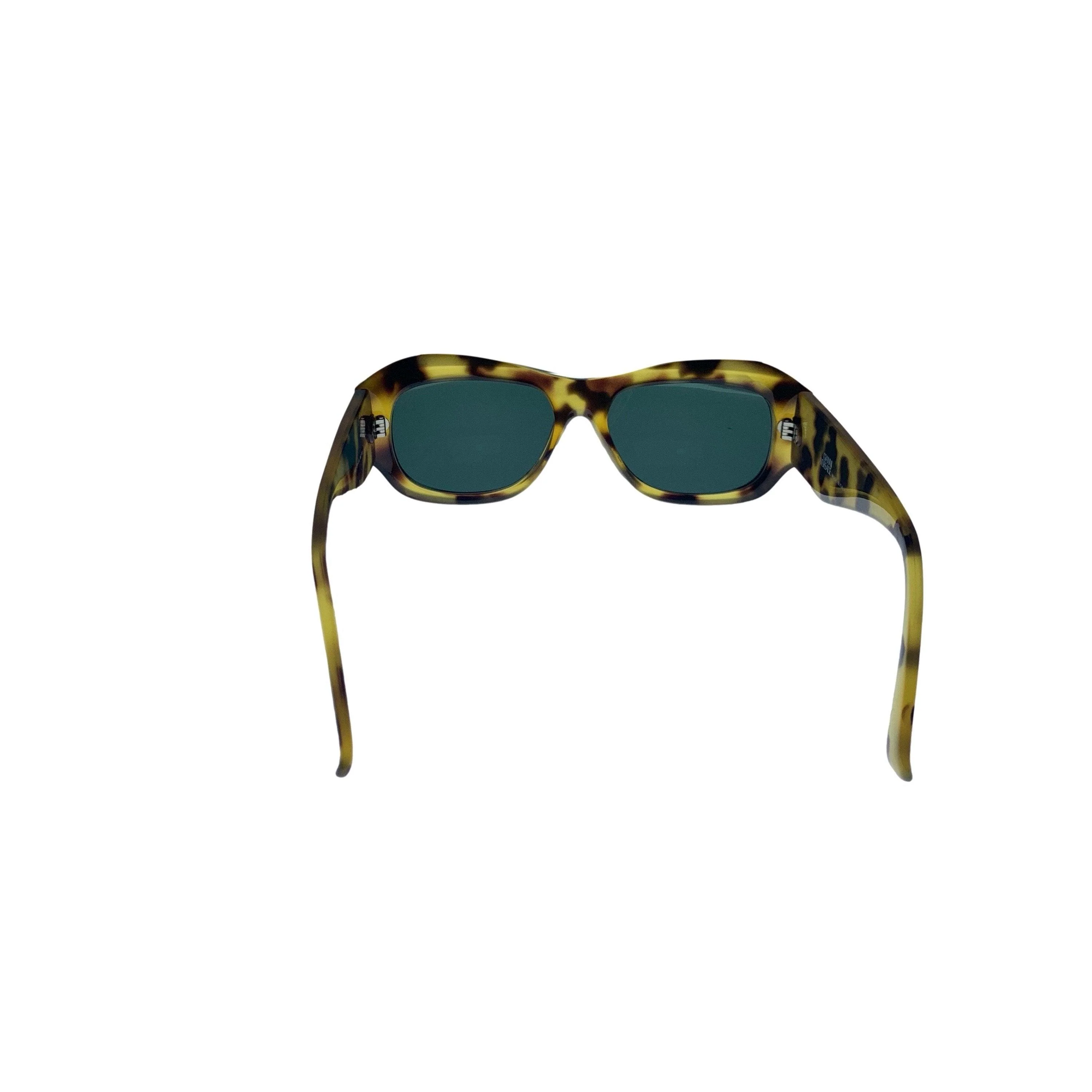Versace Yellow Tortoise Logo Sunglasses - Image 3
