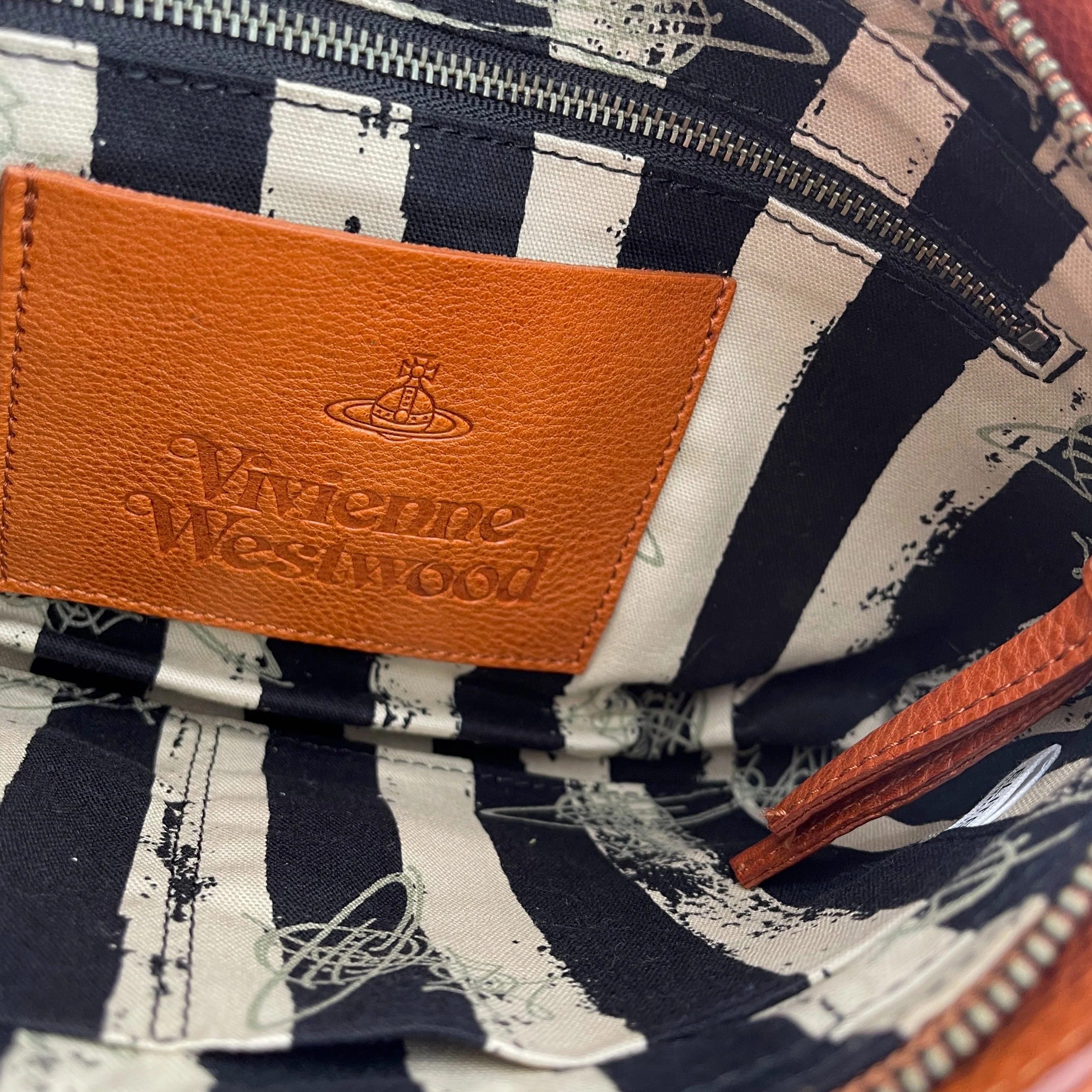 Vivenne Westwood Brown Leather Crossbody - Image 3
