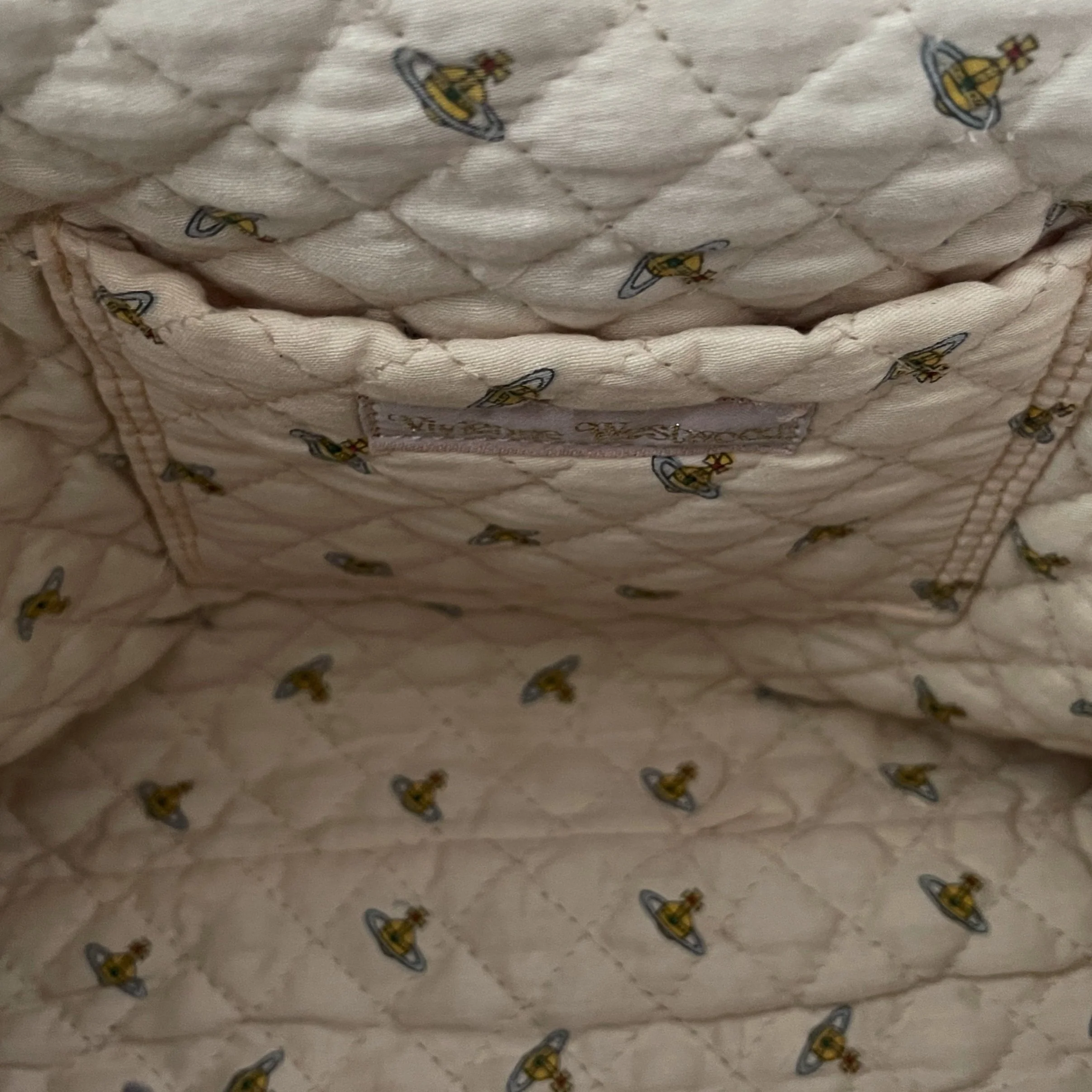 Vivienne Westwood Baby Blue Terrycloth Shoulder Bag - Image 4