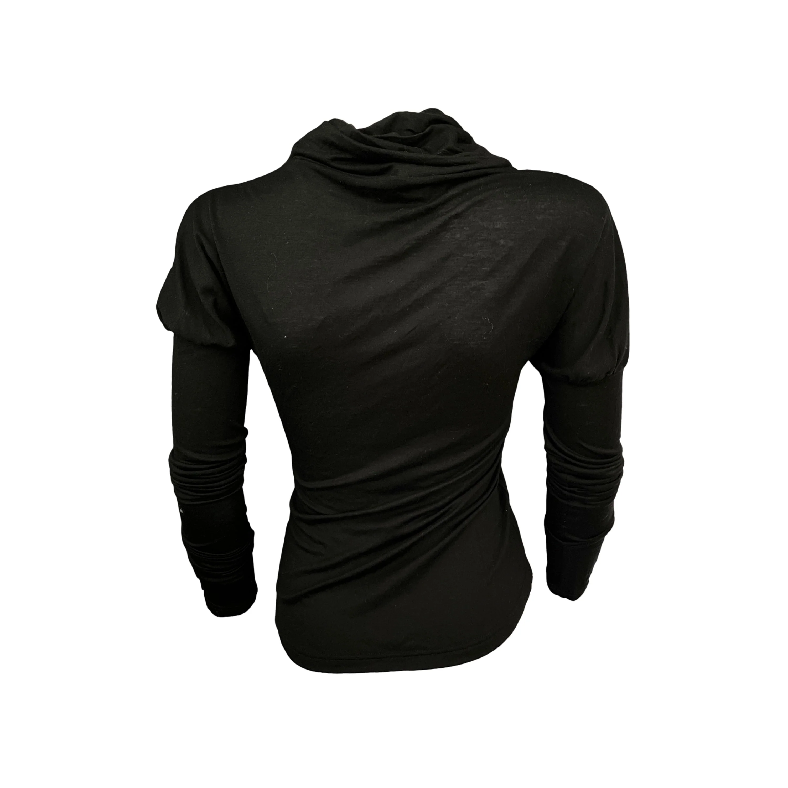 Vivienne Westwood Black Cowl Neck Long Sleeve - Image 2