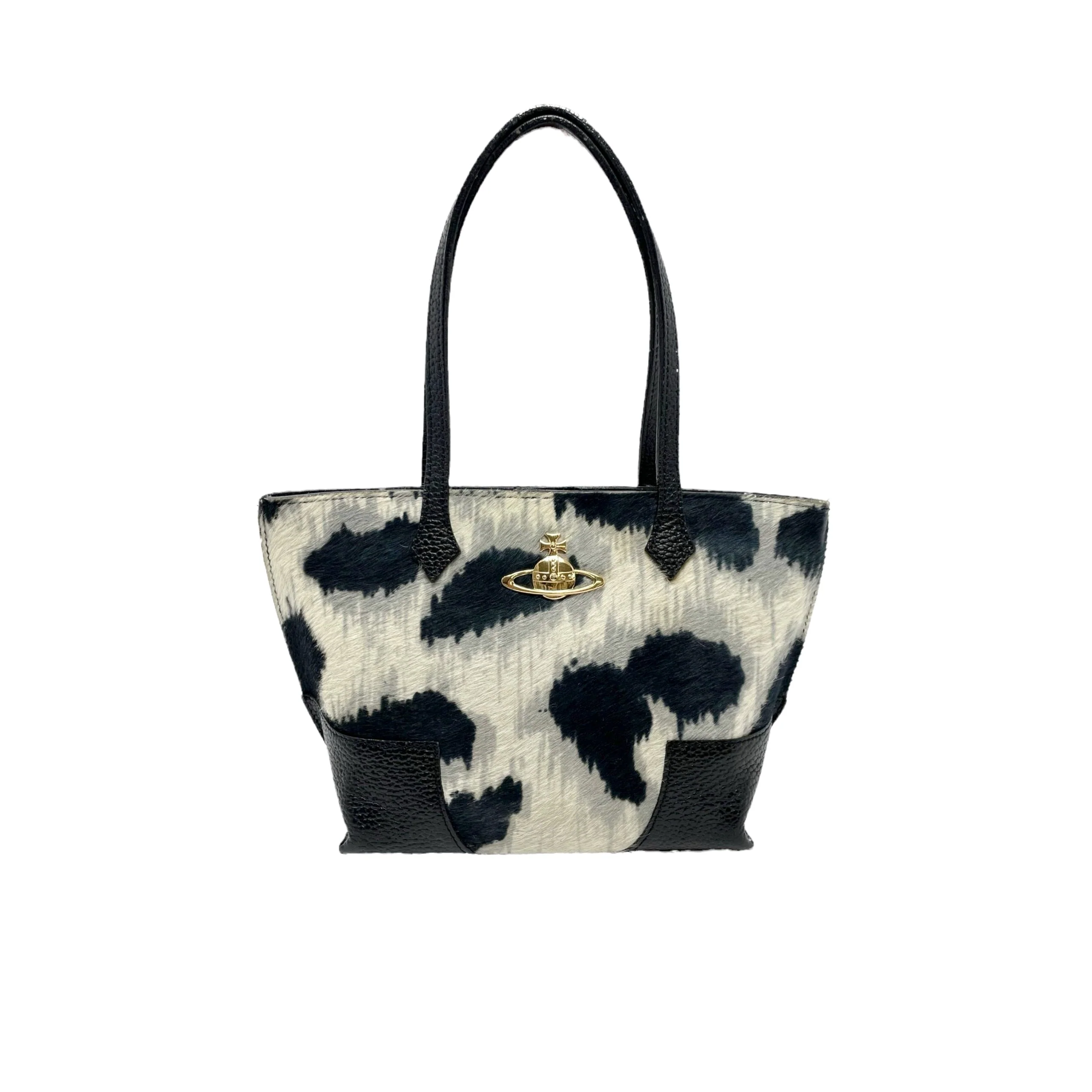Vivienne Westwood Black Logo Shoulder Bag