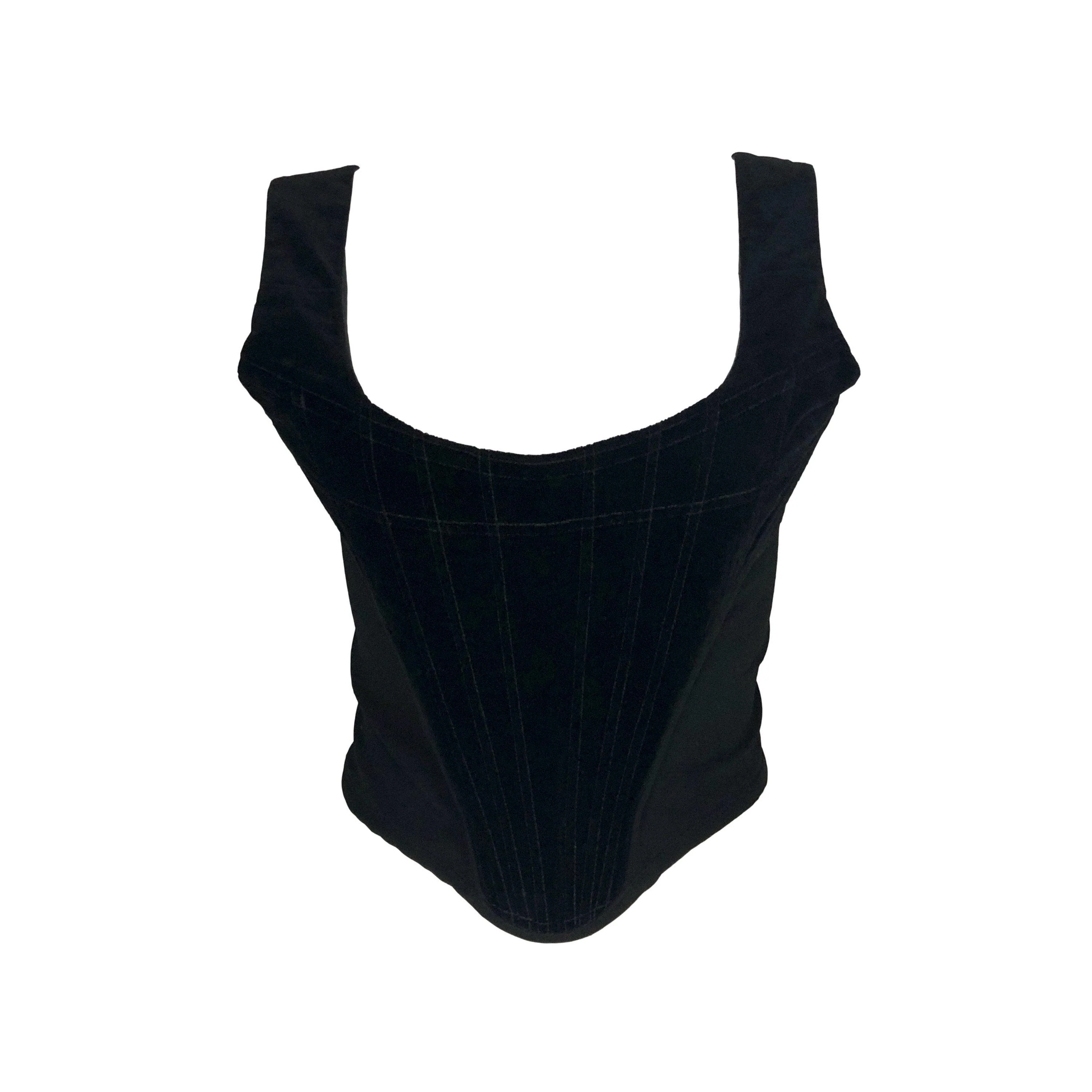 Vivienne Westwood Black Velvet Corset