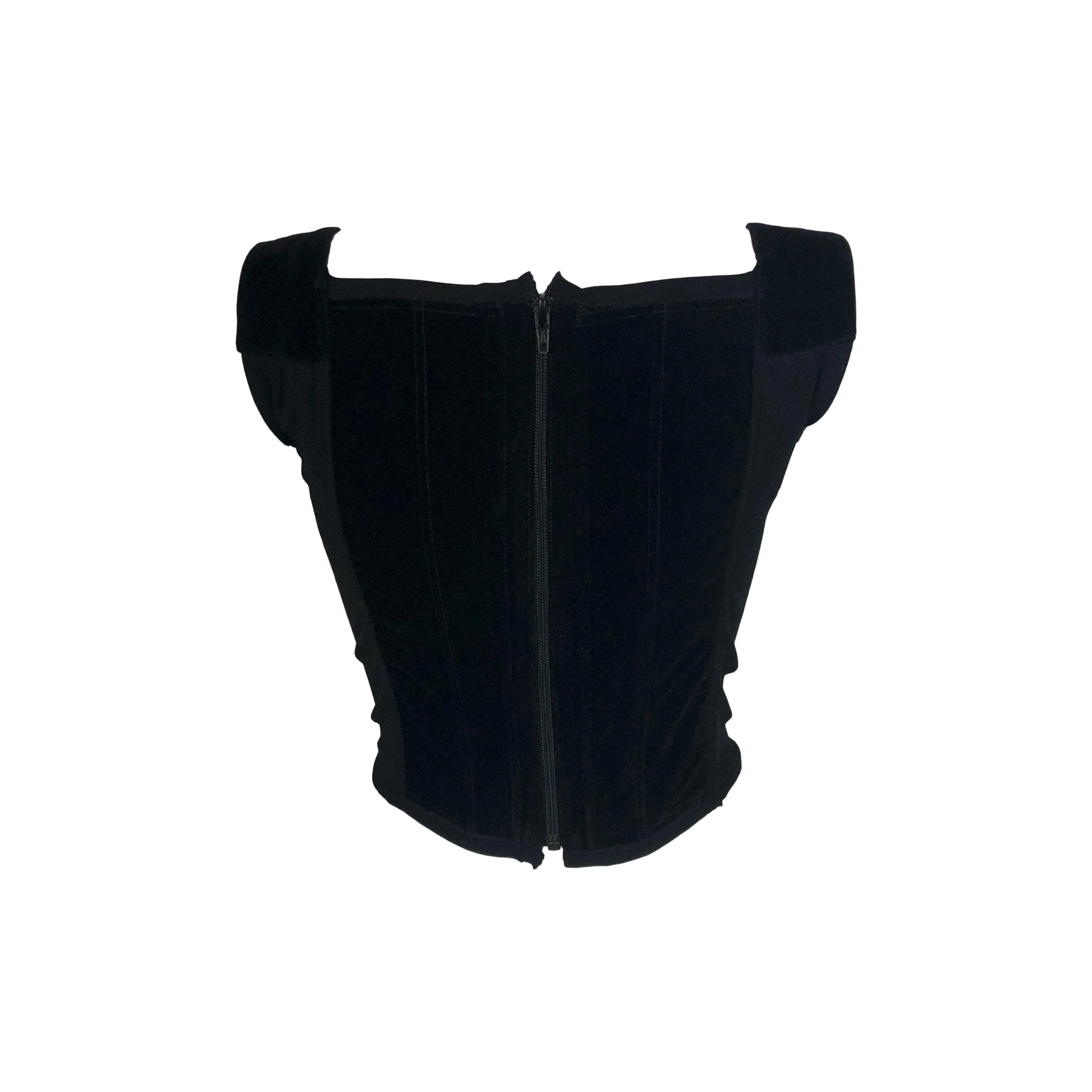 Vivienne Westwood Black Velvet Corset - Image 2