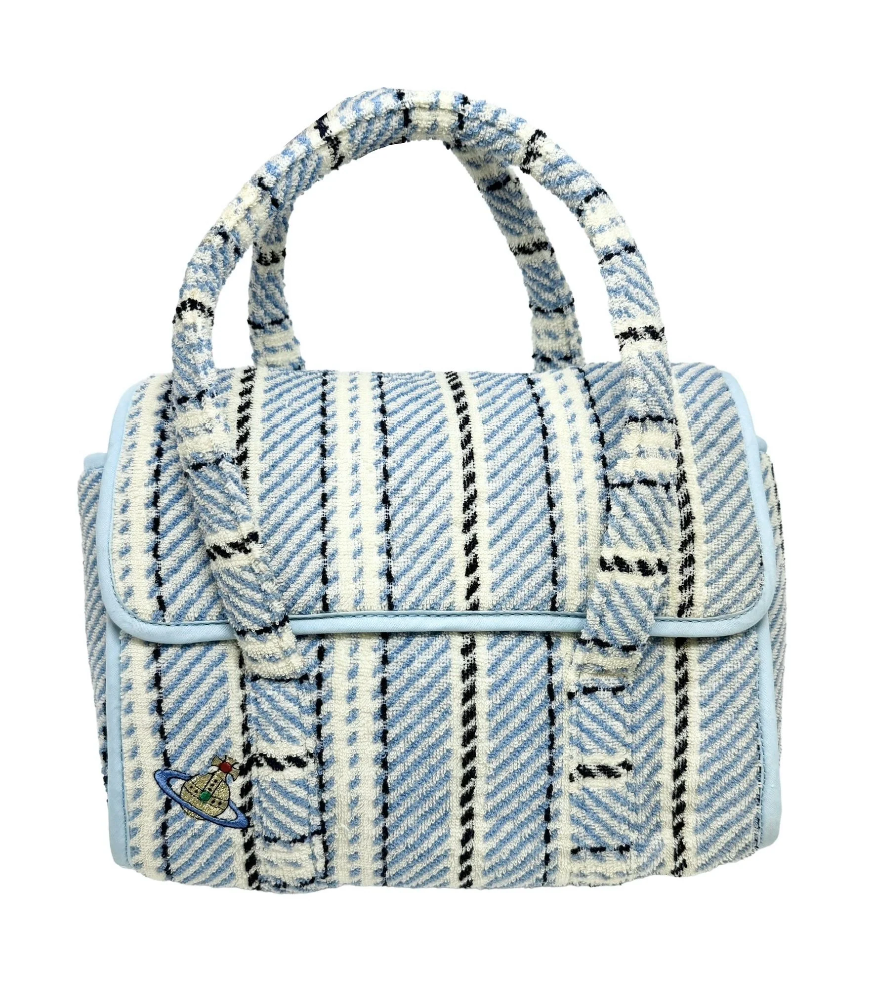 Vivienne Westwood Blue Mini Top Handle