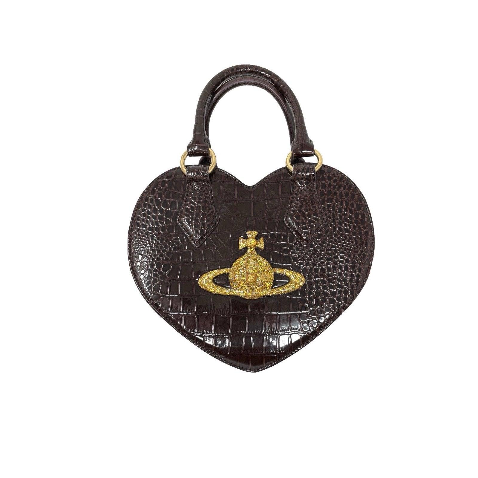 Vivienne Westwood Brown Heart Bag