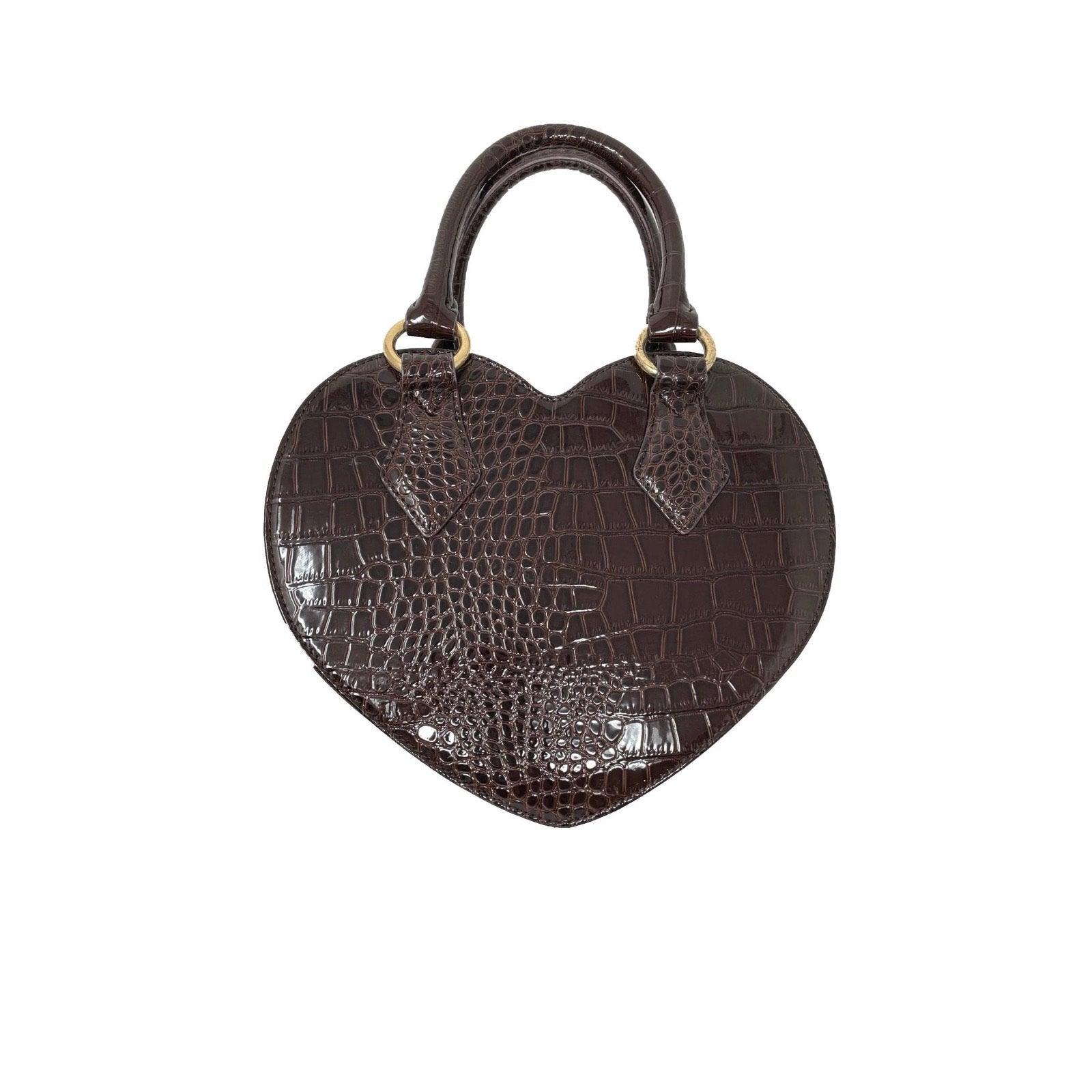 Vivienne Westwood Brown Heart Bag - Image 2