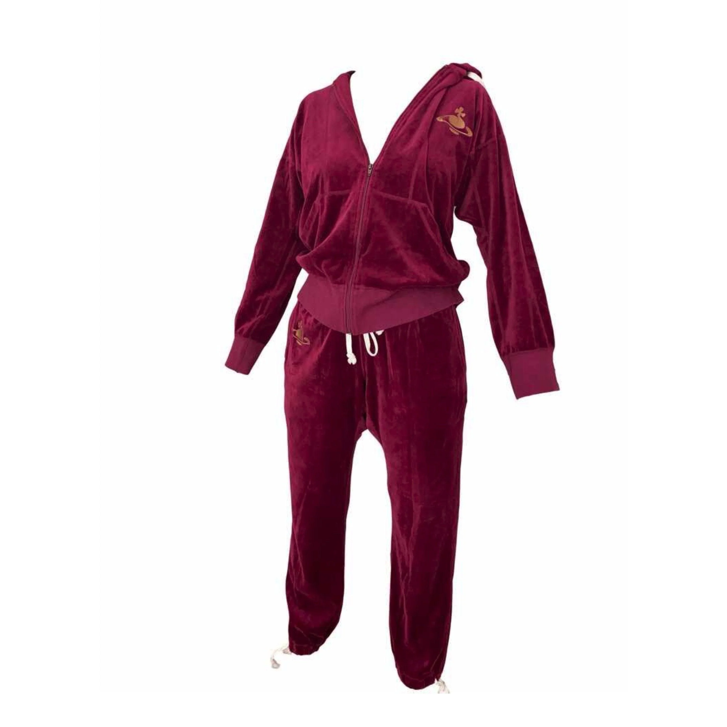 Vivienne Westwood Burgundy Velour Set