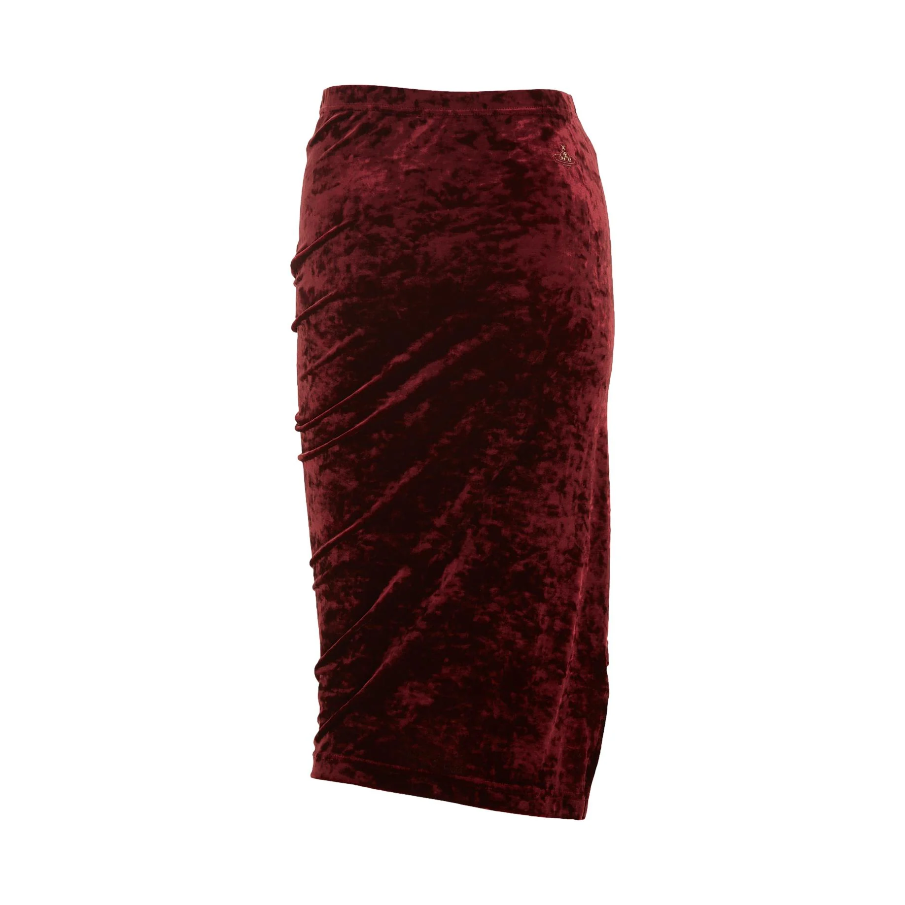 Vivienne Westwood Burgundy Velvet Skirt - Image 2