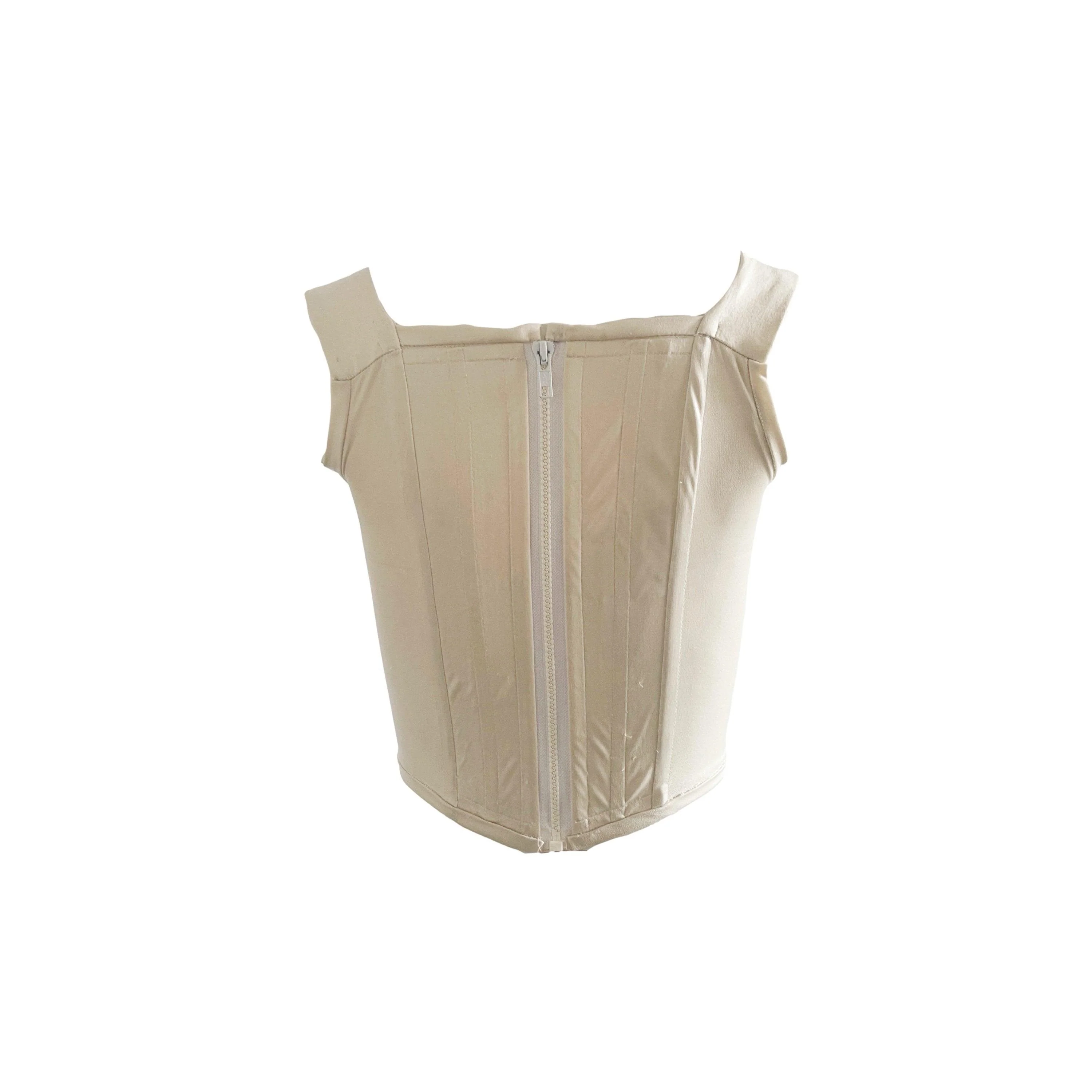 Vivienne Westwood Cream Shimmer Corset - Image 2