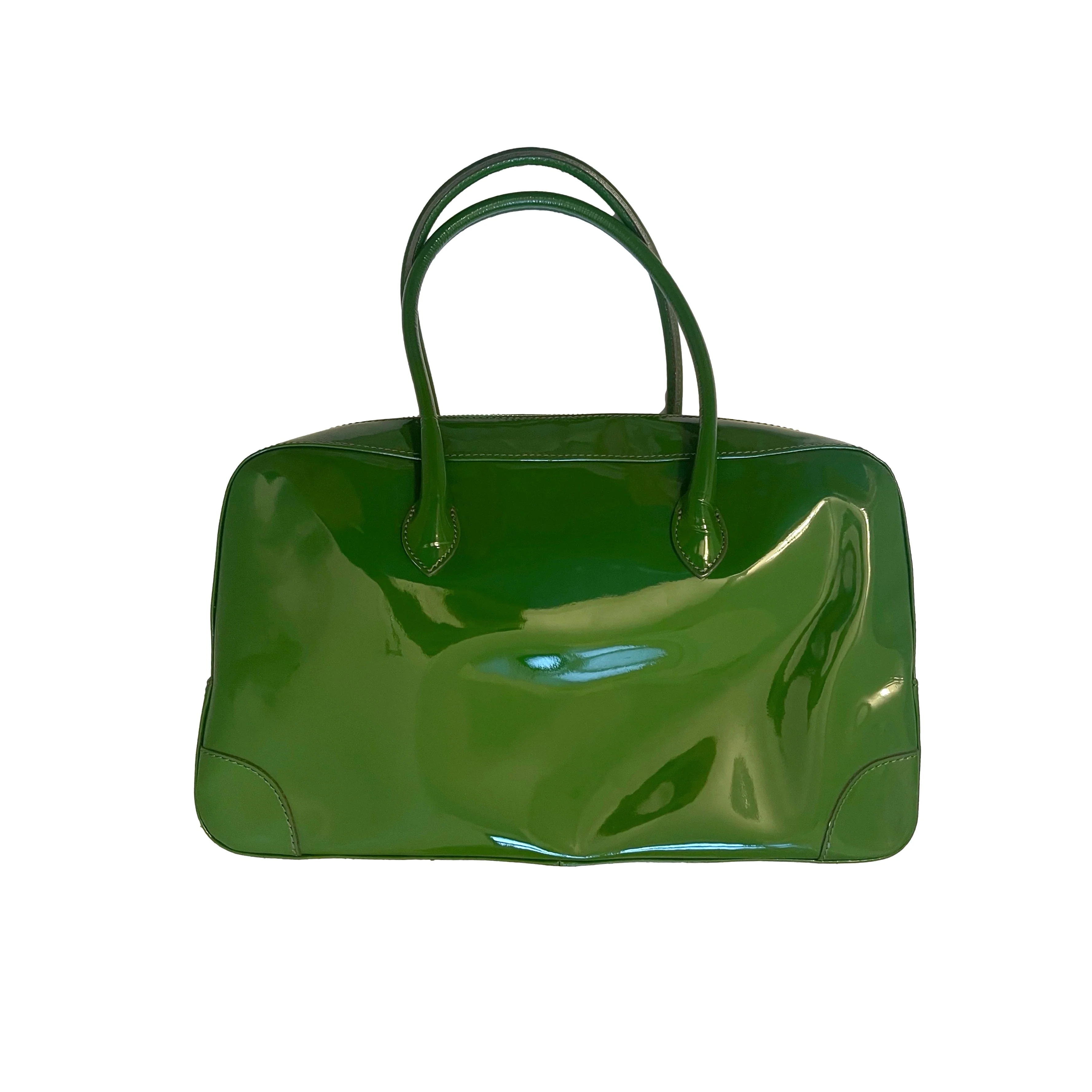 Vivienne Westwood Green Logo Shoulder Bag - Image 4