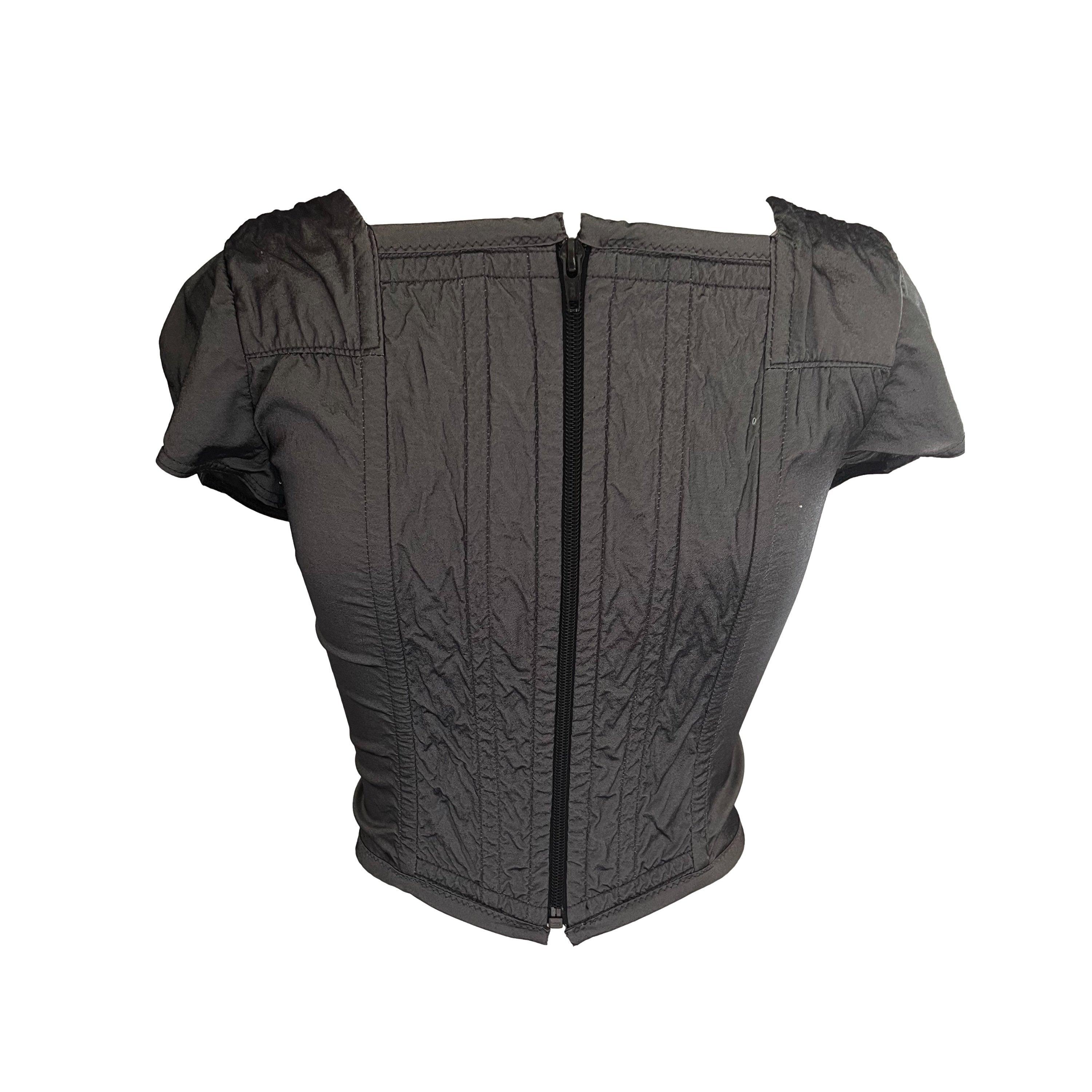 Vivienne Westwood Grey Logo Corset - Image 2