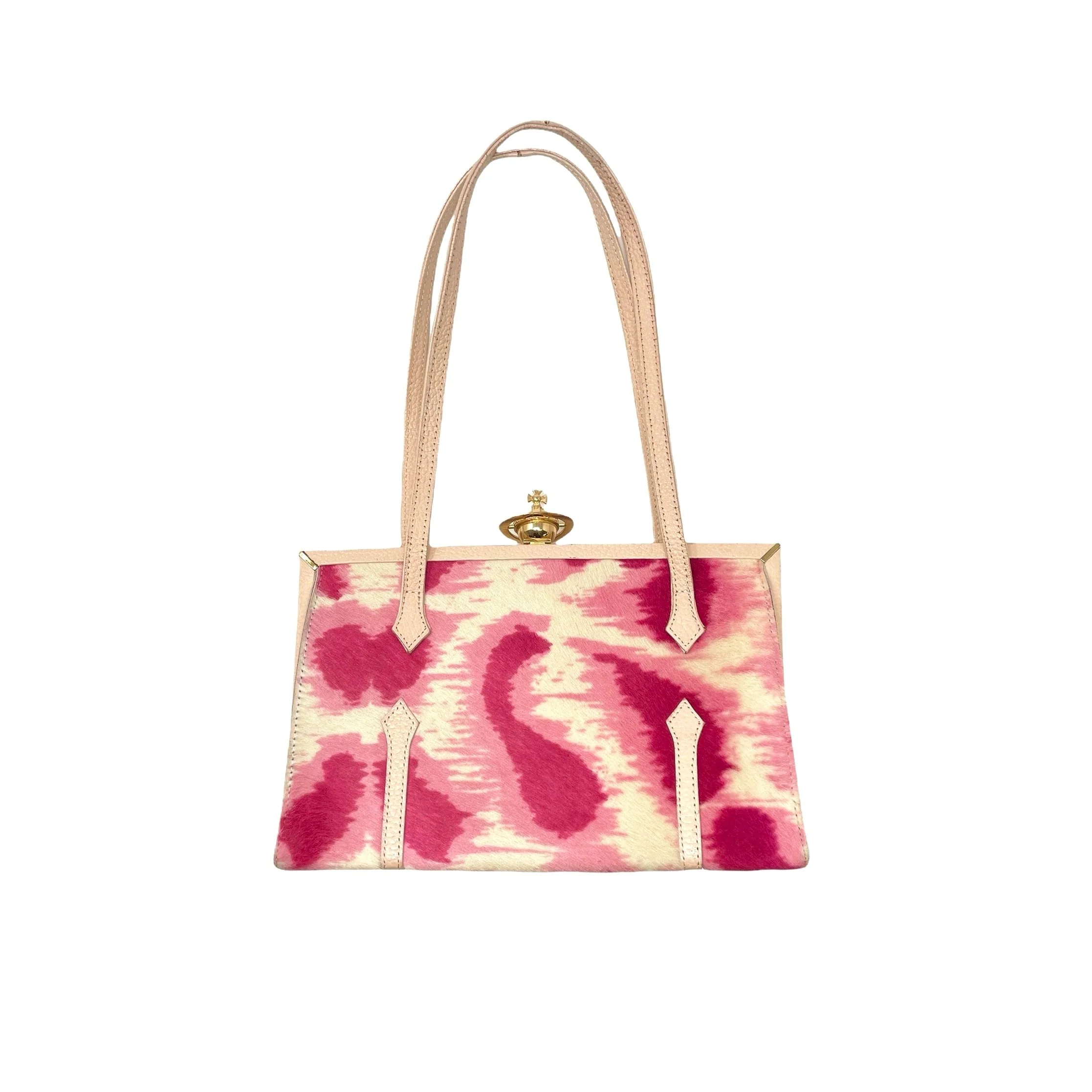 Vivienne Westwood Hot Pink Calf Hair Mini Bag