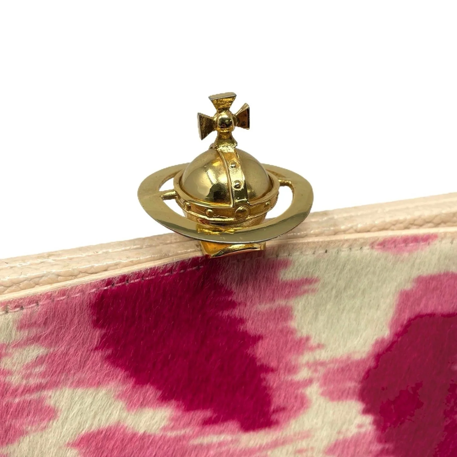 Vivienne Westwood Hot Pink Calf Hair Mini Bag - Image 3