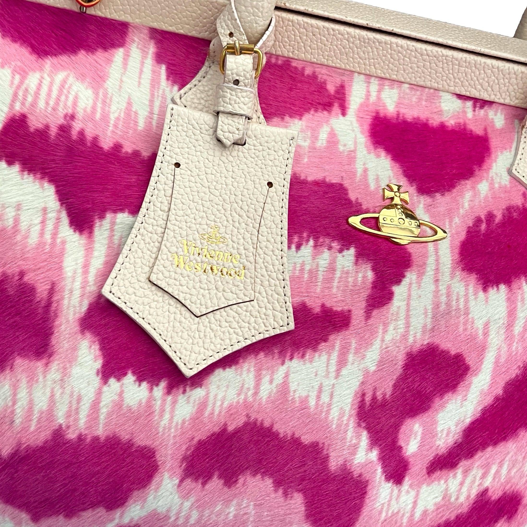 Vivienne Westwood Hot Pink Calf Hair Weekender - Image 5
