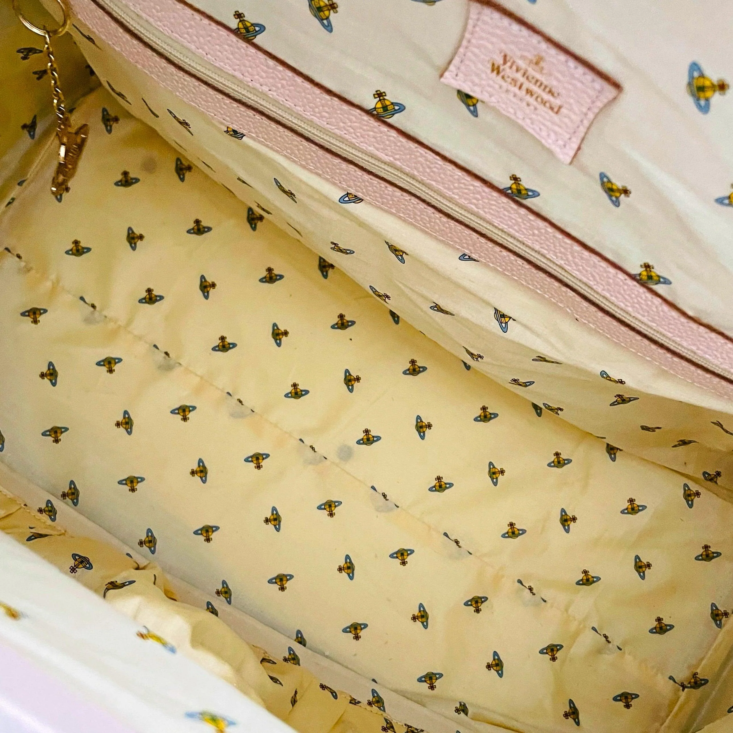 Vivienne Westwood Hot Pink Calf Hair Weekender - Image 7