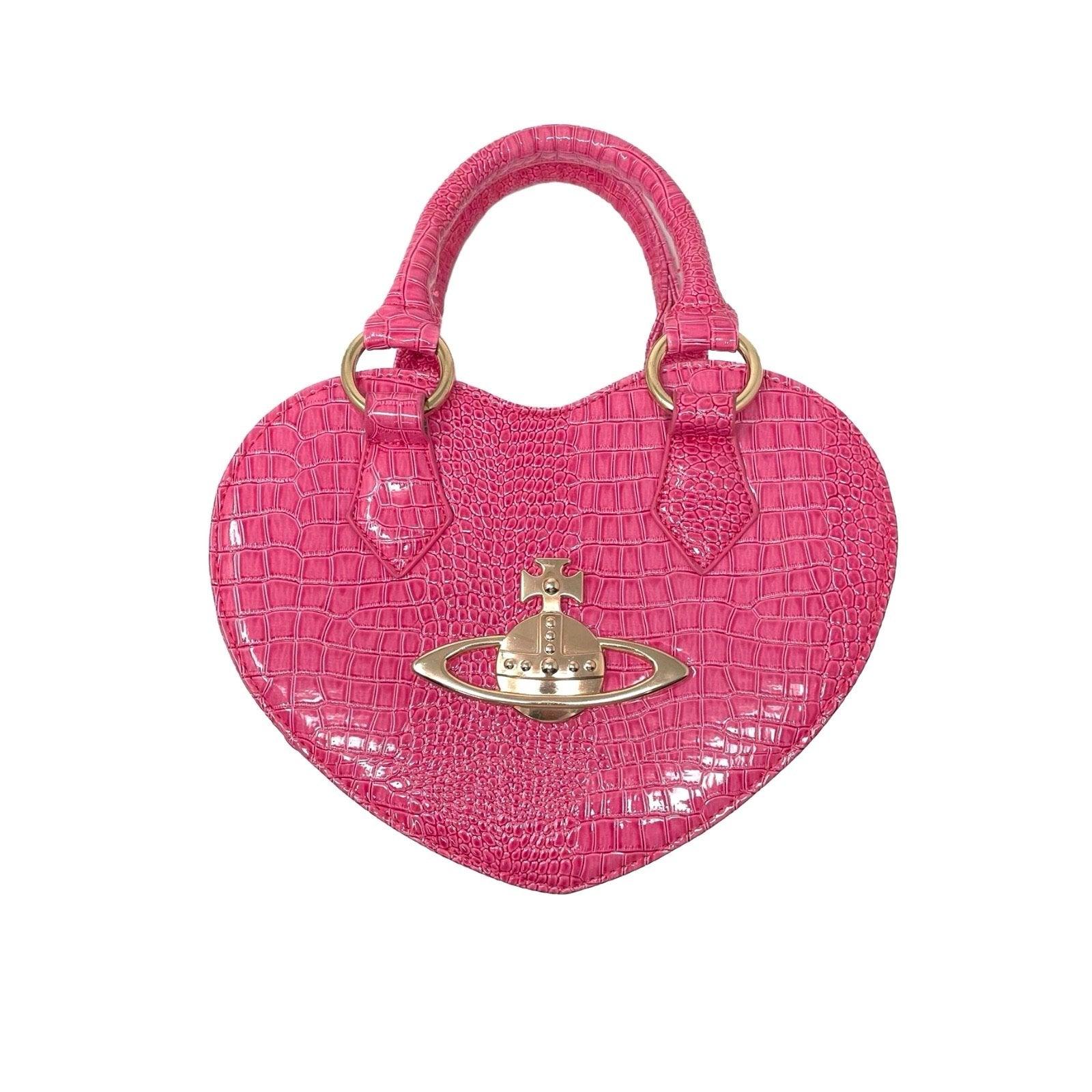 Vivienne Westwood Hot Pink Heart Bag