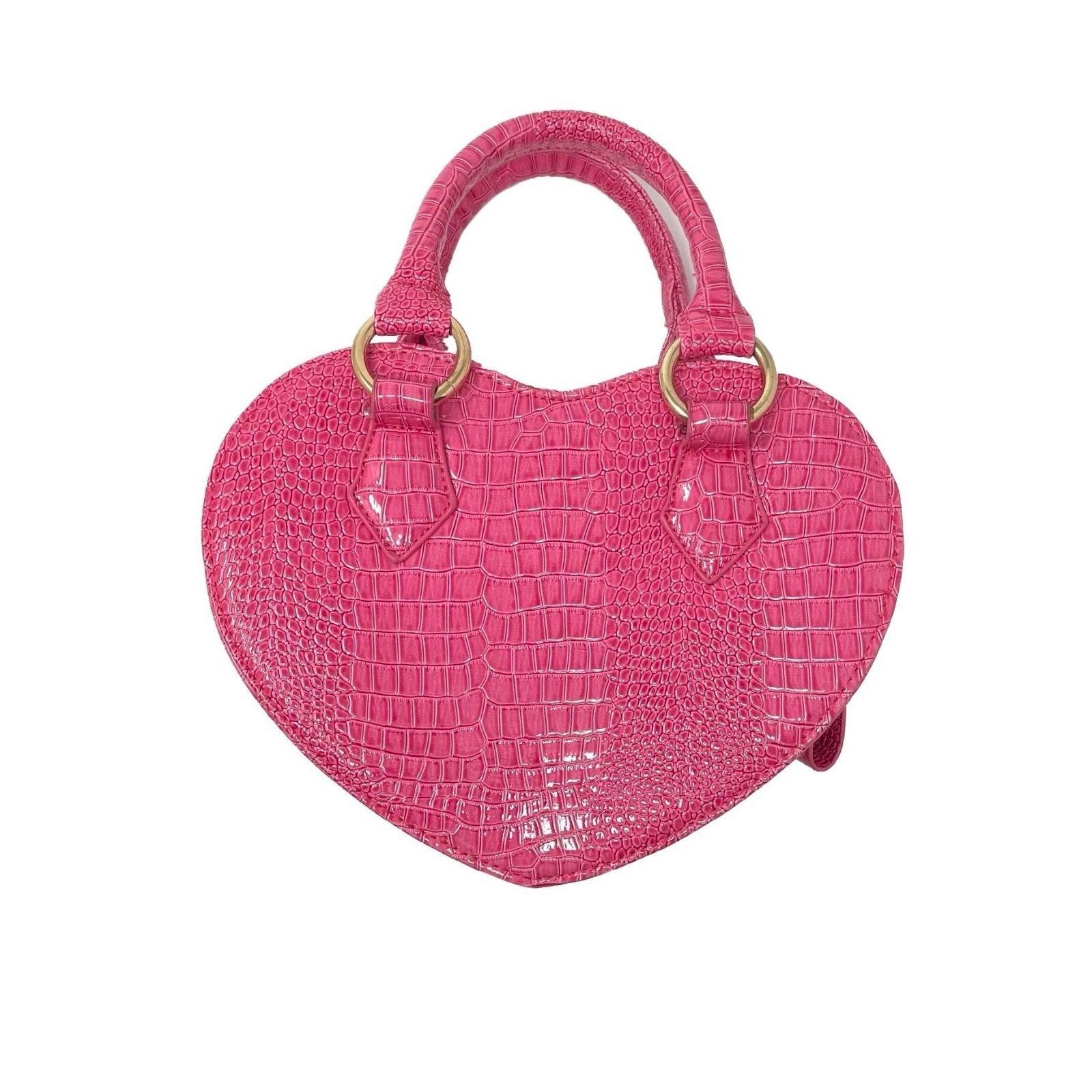 Vivienne Westwood Hot Pink Heart Bag - Image 2
