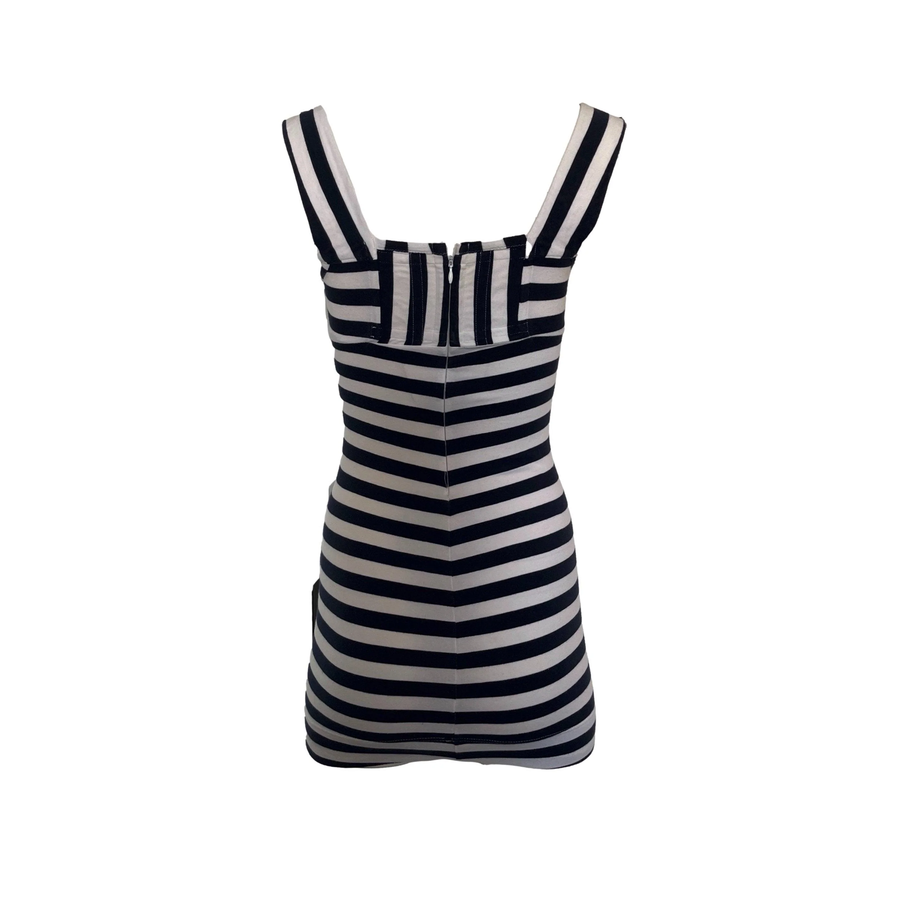 Vivienne Westwood Navy Stripe Corset Dress - Image 2