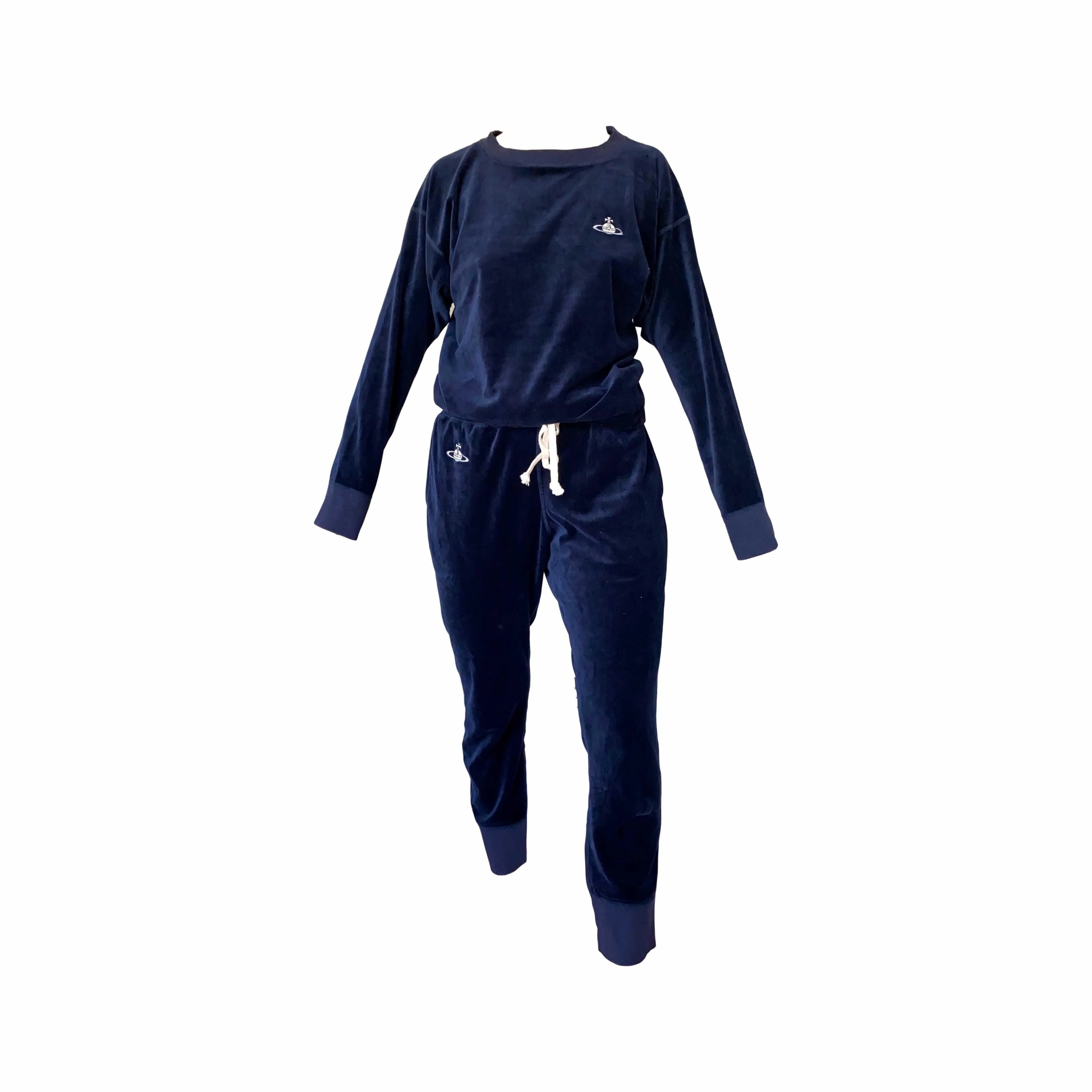 Vivienne Westwood Navy Velour Set