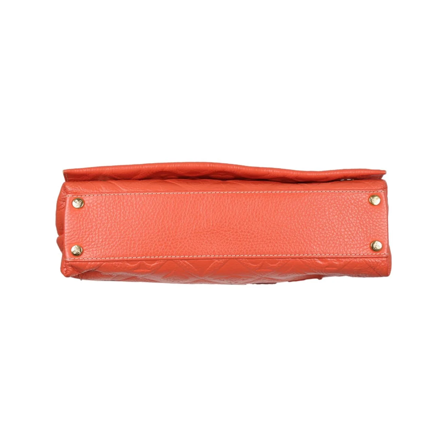 Vivienne Westwood Orange Embossed Shoulder Bag - Image 3