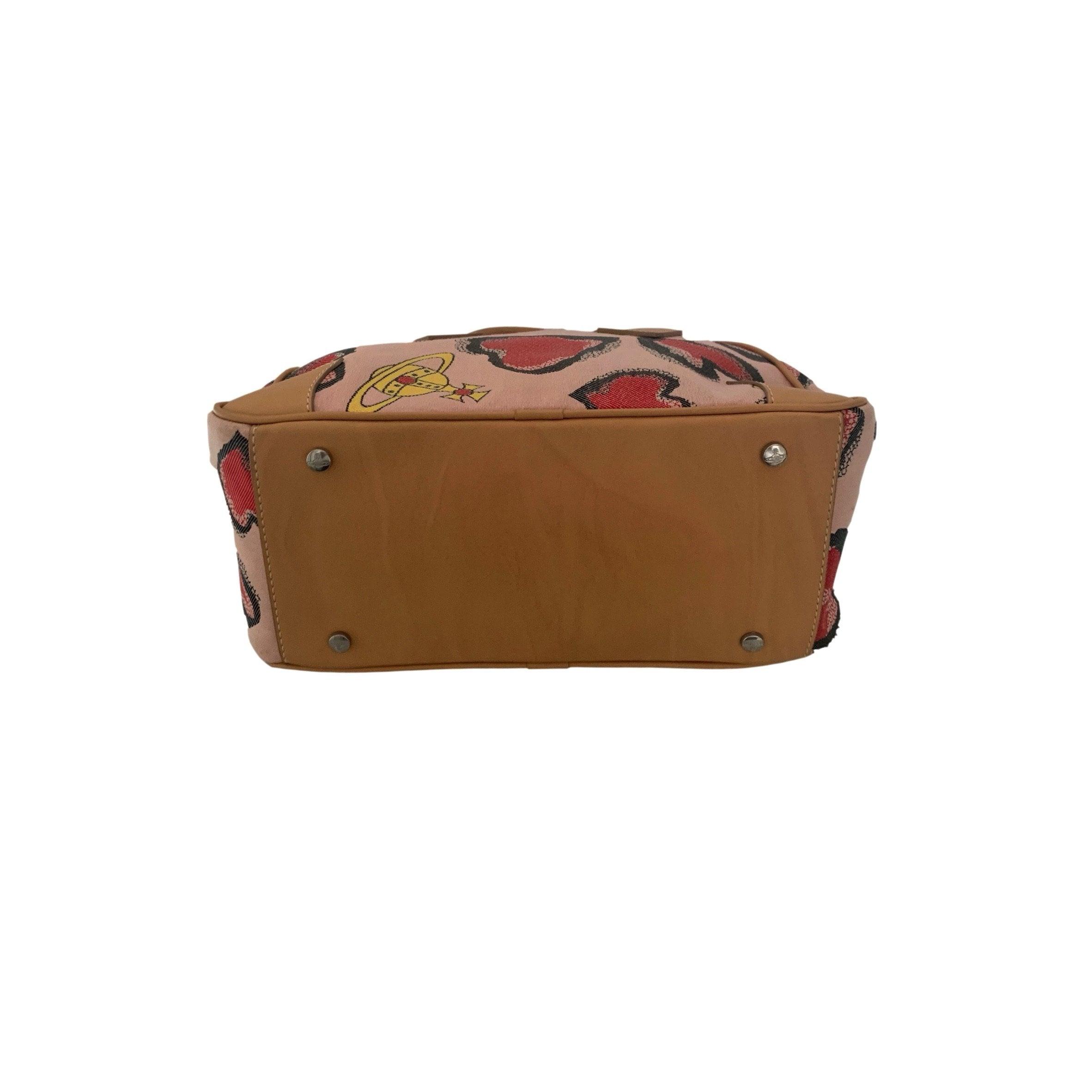 Vivienne Westwood Peach Logo Top Handle Bag - Image 4