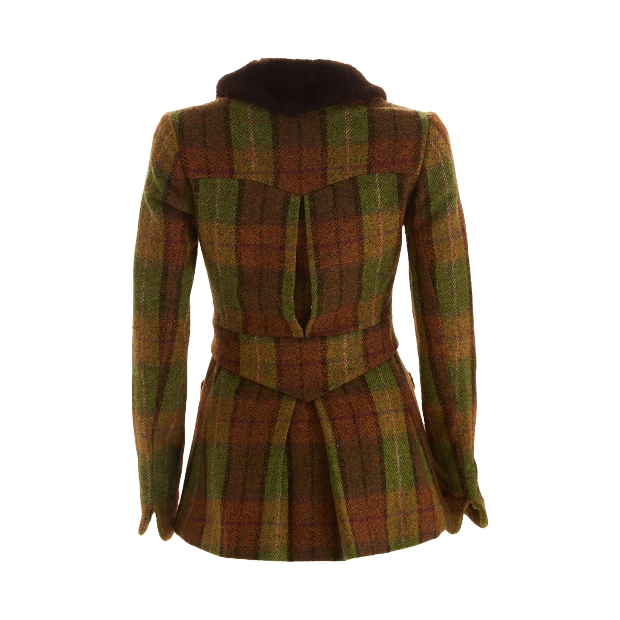 Vivienne Westwood Green Plaid Wool Jacket - Image 2
