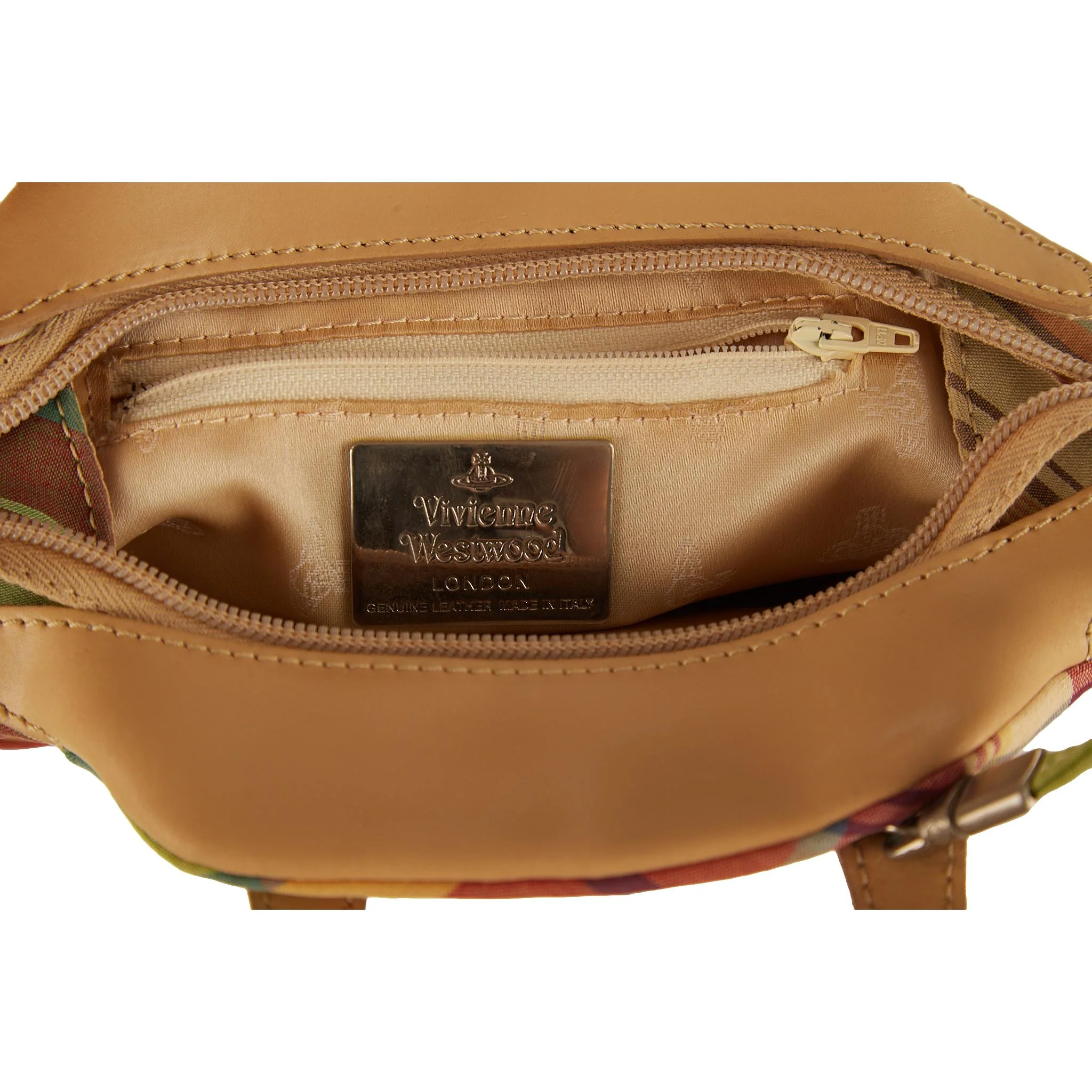 Vivienne Westwood Plaid Mini Bowler Bag - Image 5