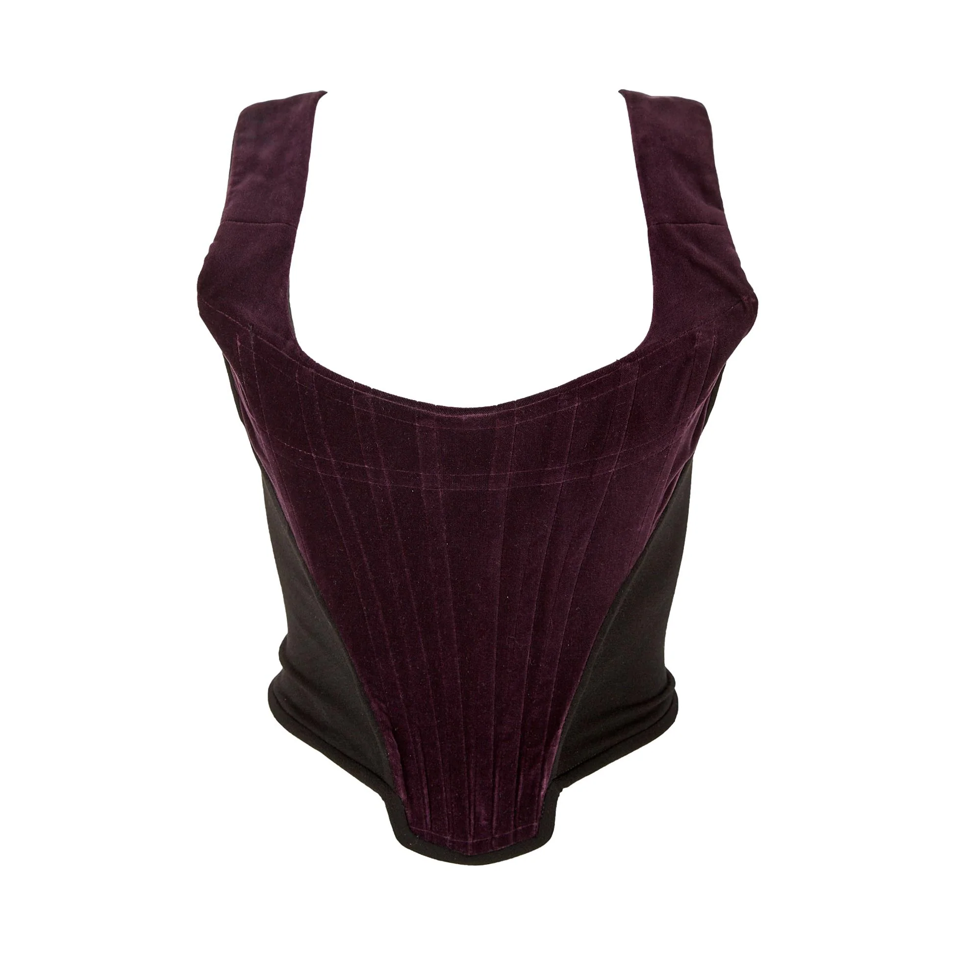 Vivienne Westwood Purple Velvet Corset