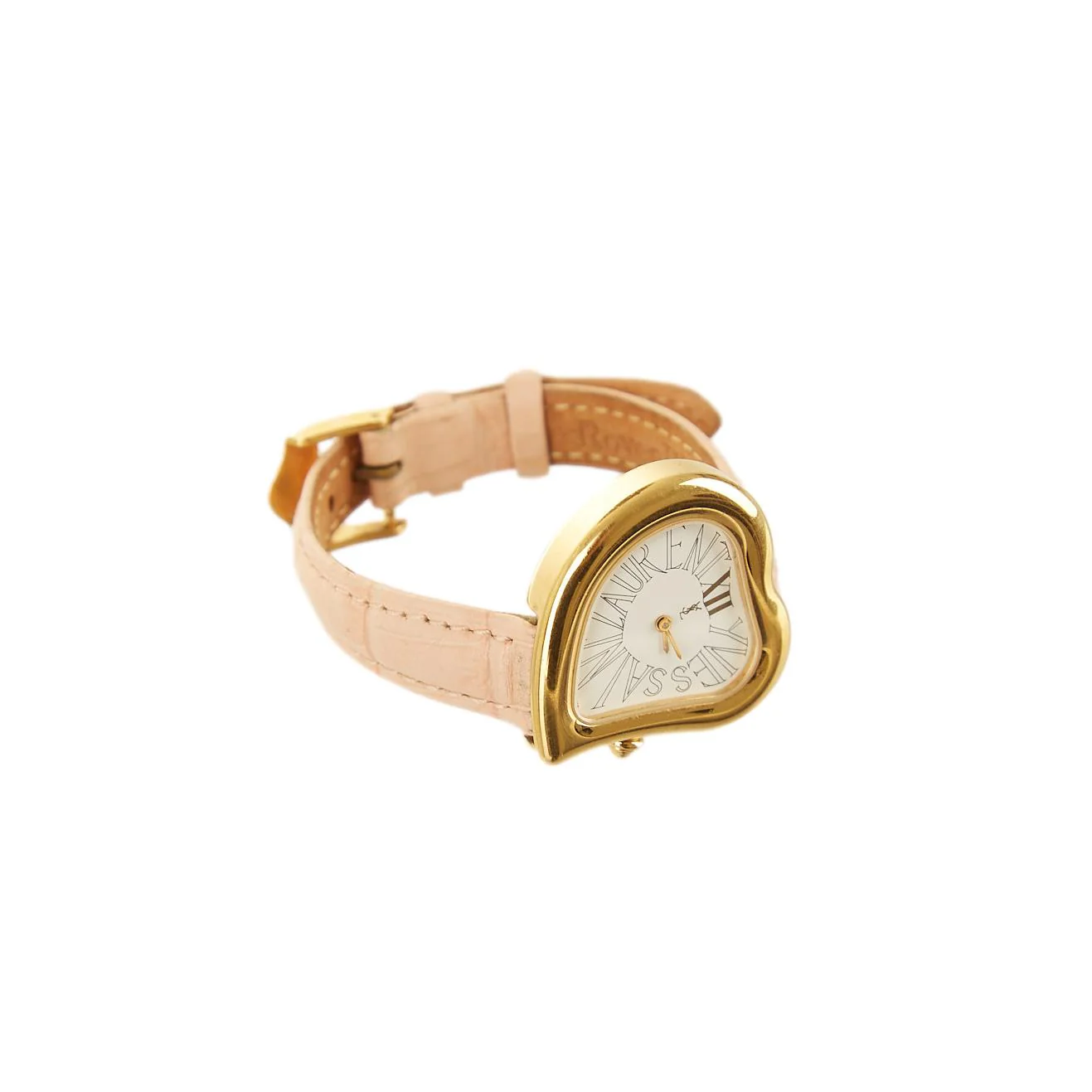 YSL Baby Pink Heart Watch - Image 2